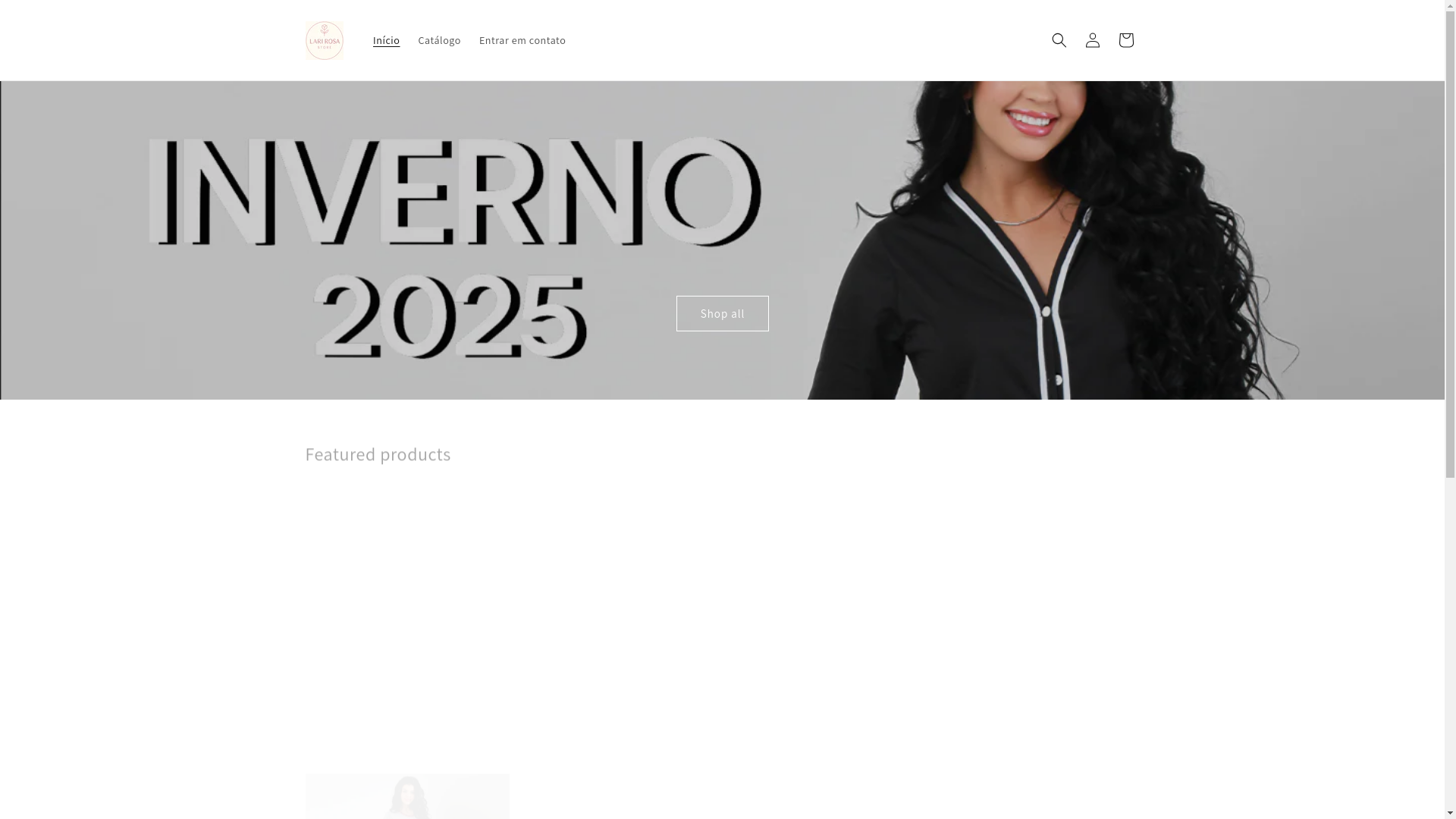 website screenshot of https://larirosastore.com/