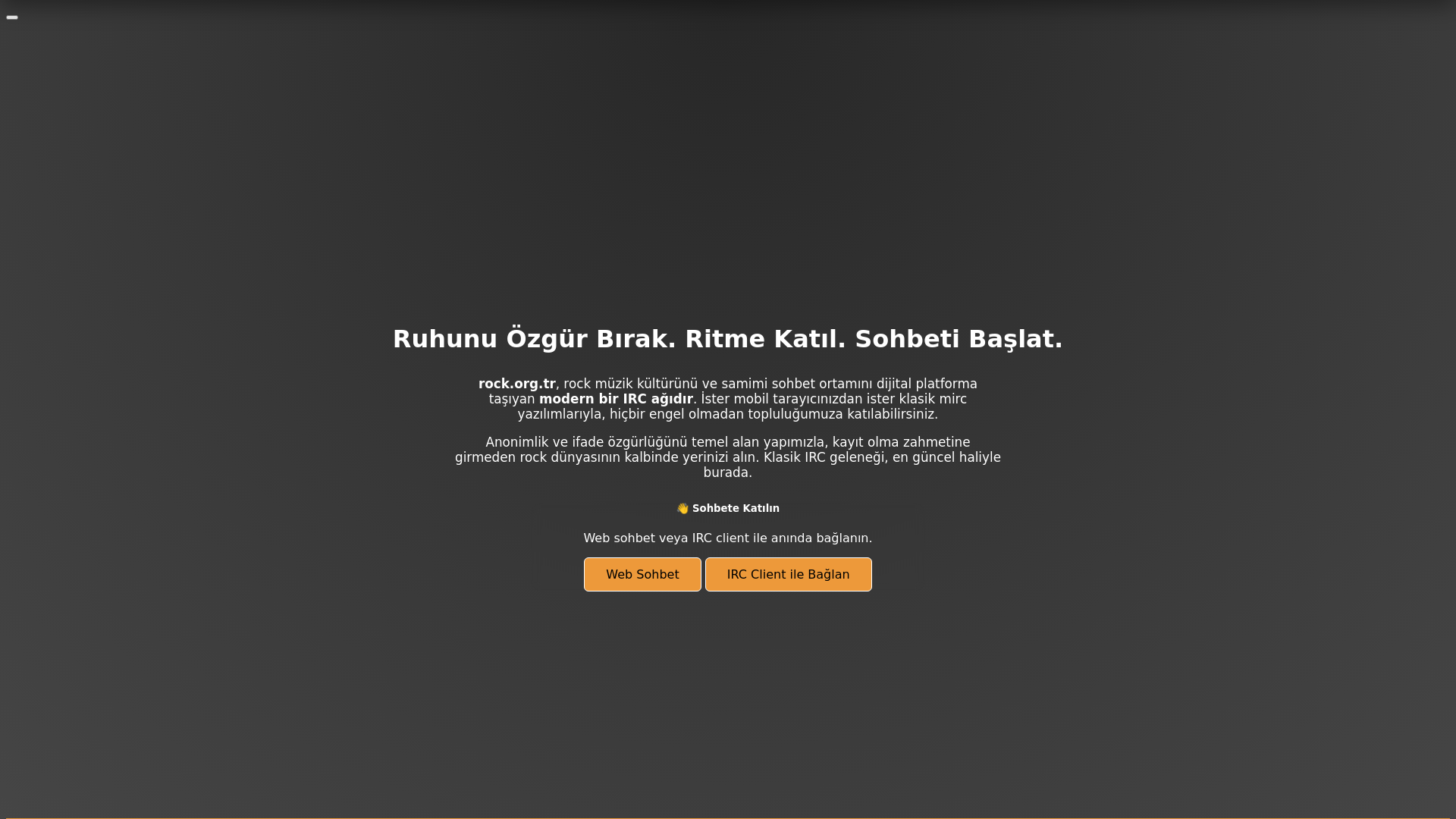 website screenshot of https://rock.org.tr/