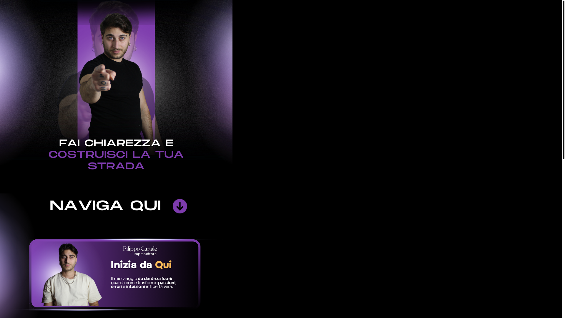 website screenshot of https://filippocanale.com/