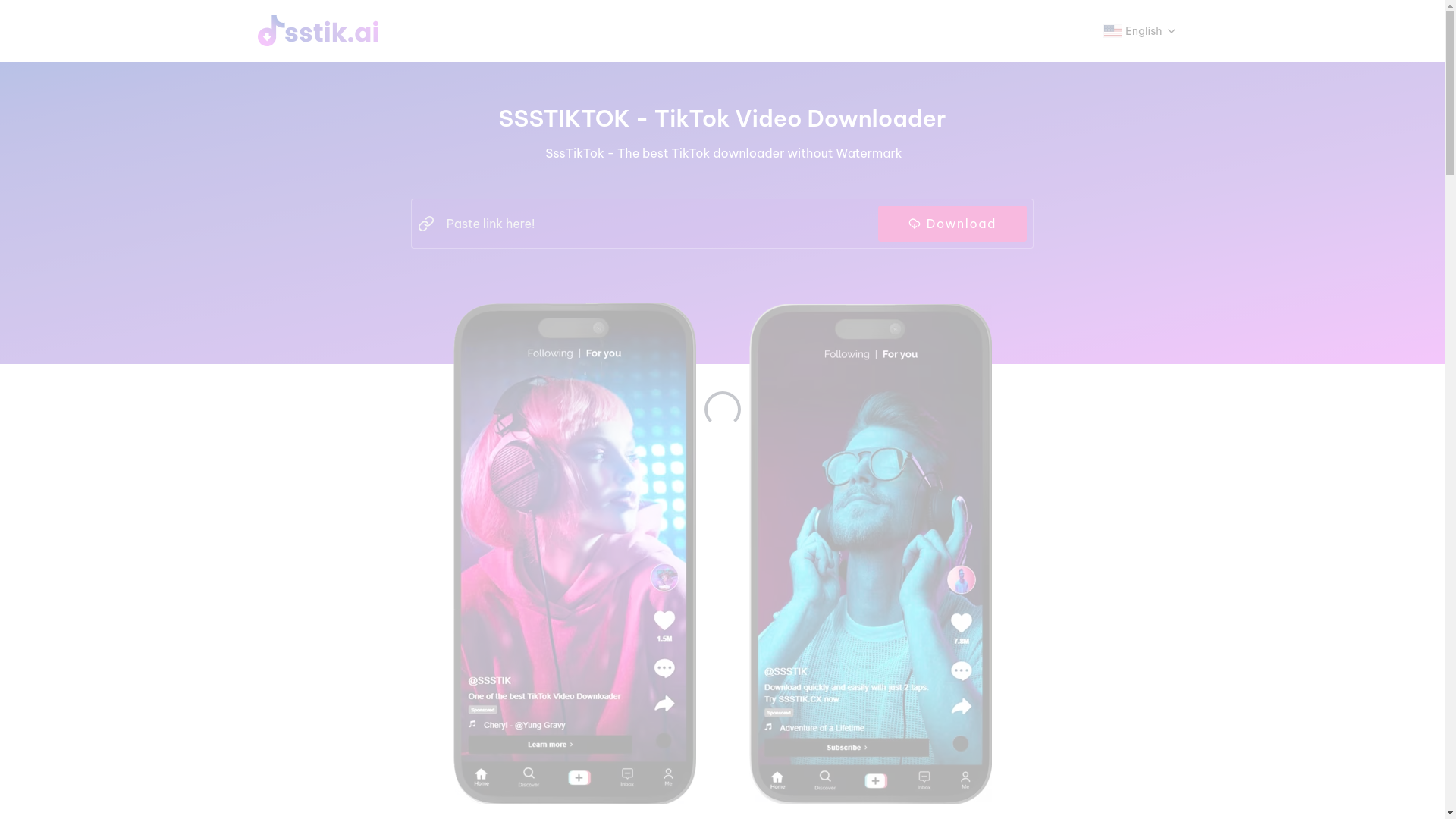 website screenshot of https://sstik.ai/