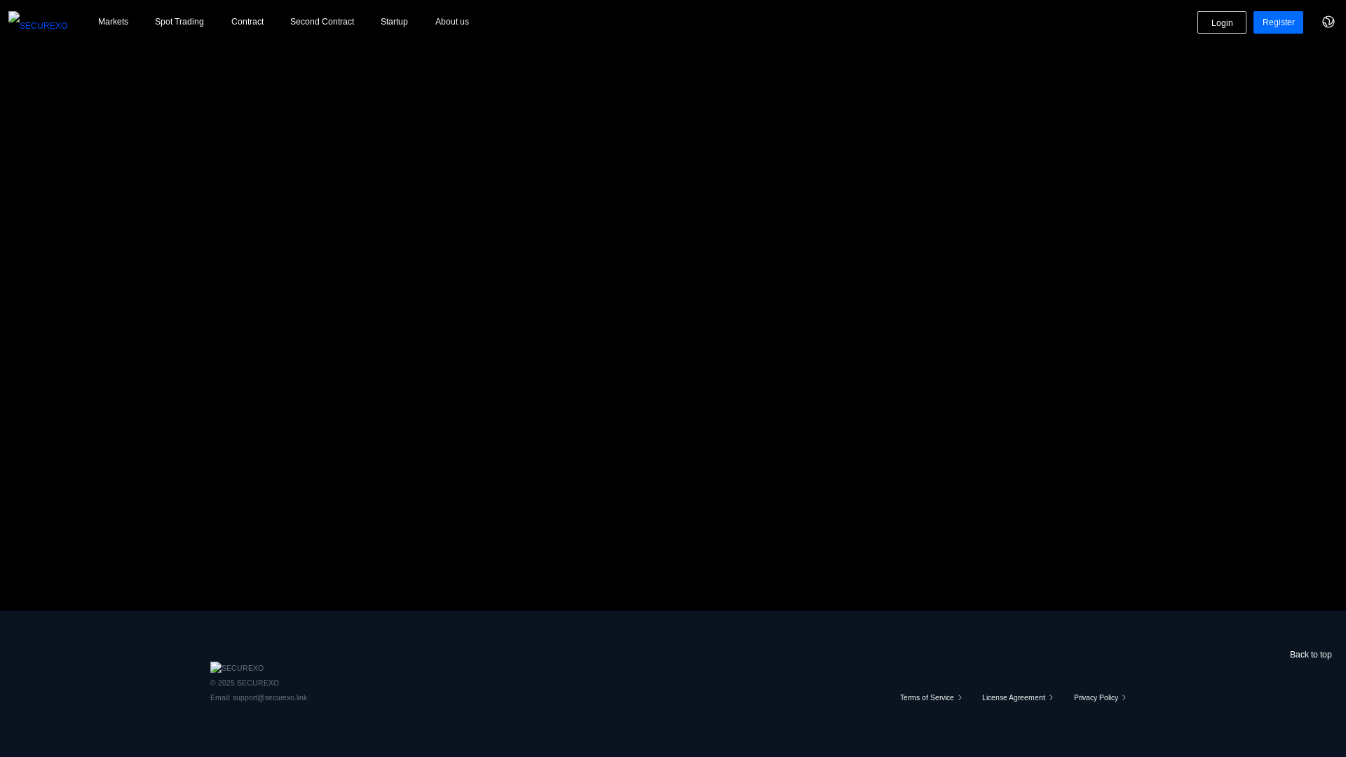 website screenshot of https://securexo.link/