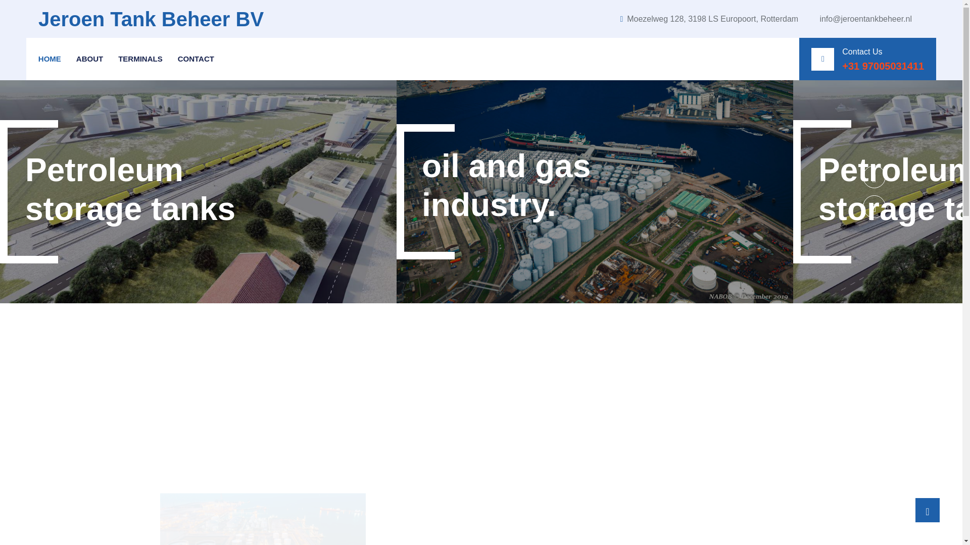 website screenshot of https://jeroentankbeheer.com/