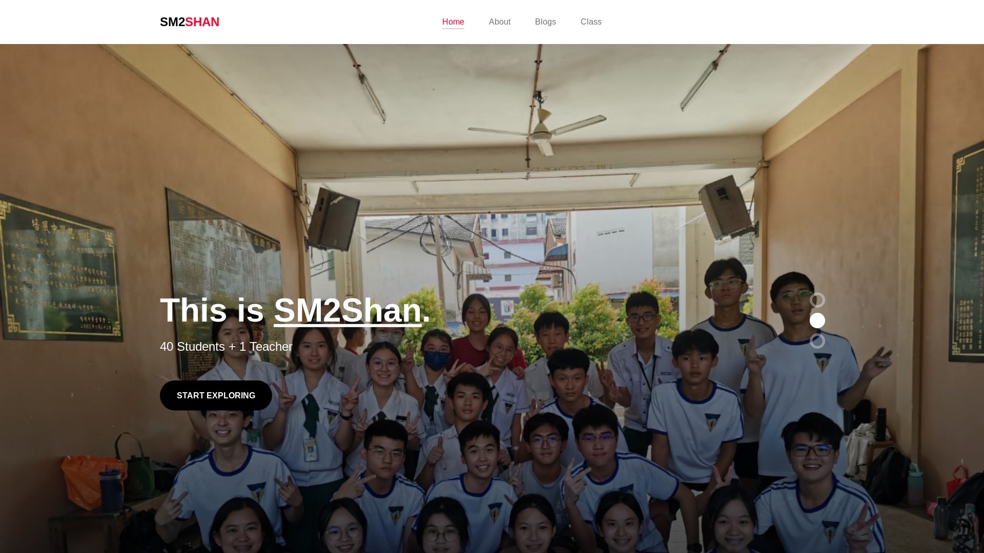 website screenshot of https://smshan.pages.dev/