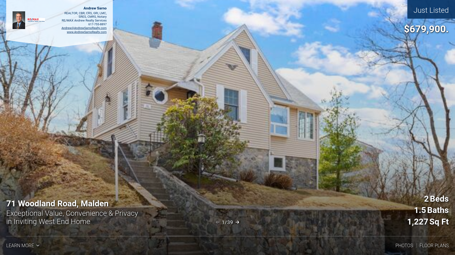 website screenshot of https://71woodlandrd.com/