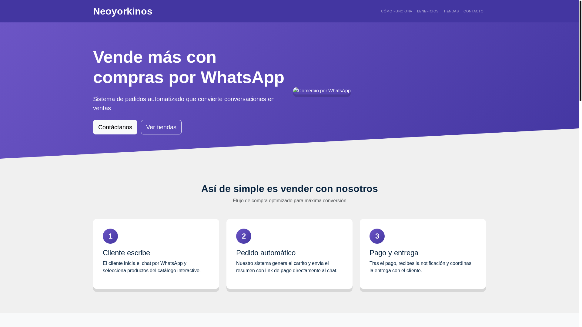website screenshot of https://vaencamino.mx/