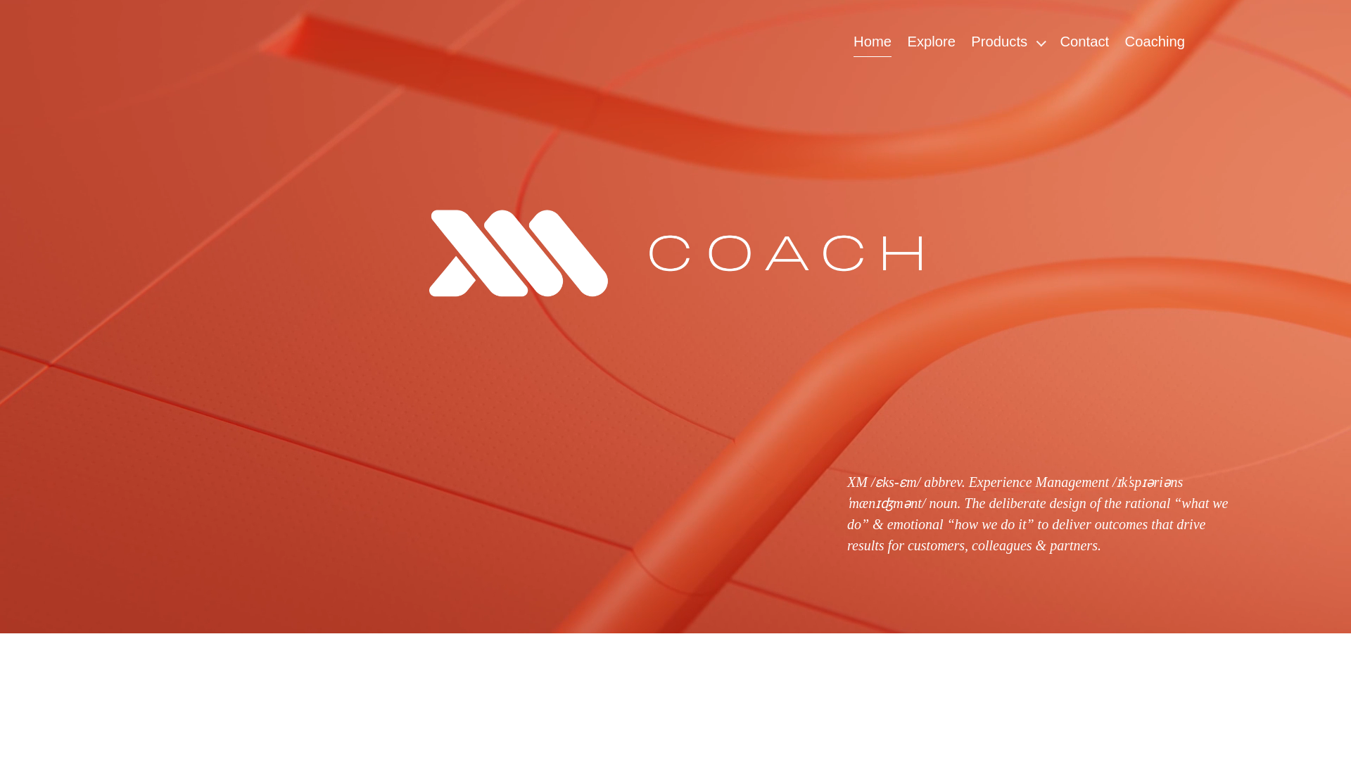 website screenshot of https://teamxmcoach.com/