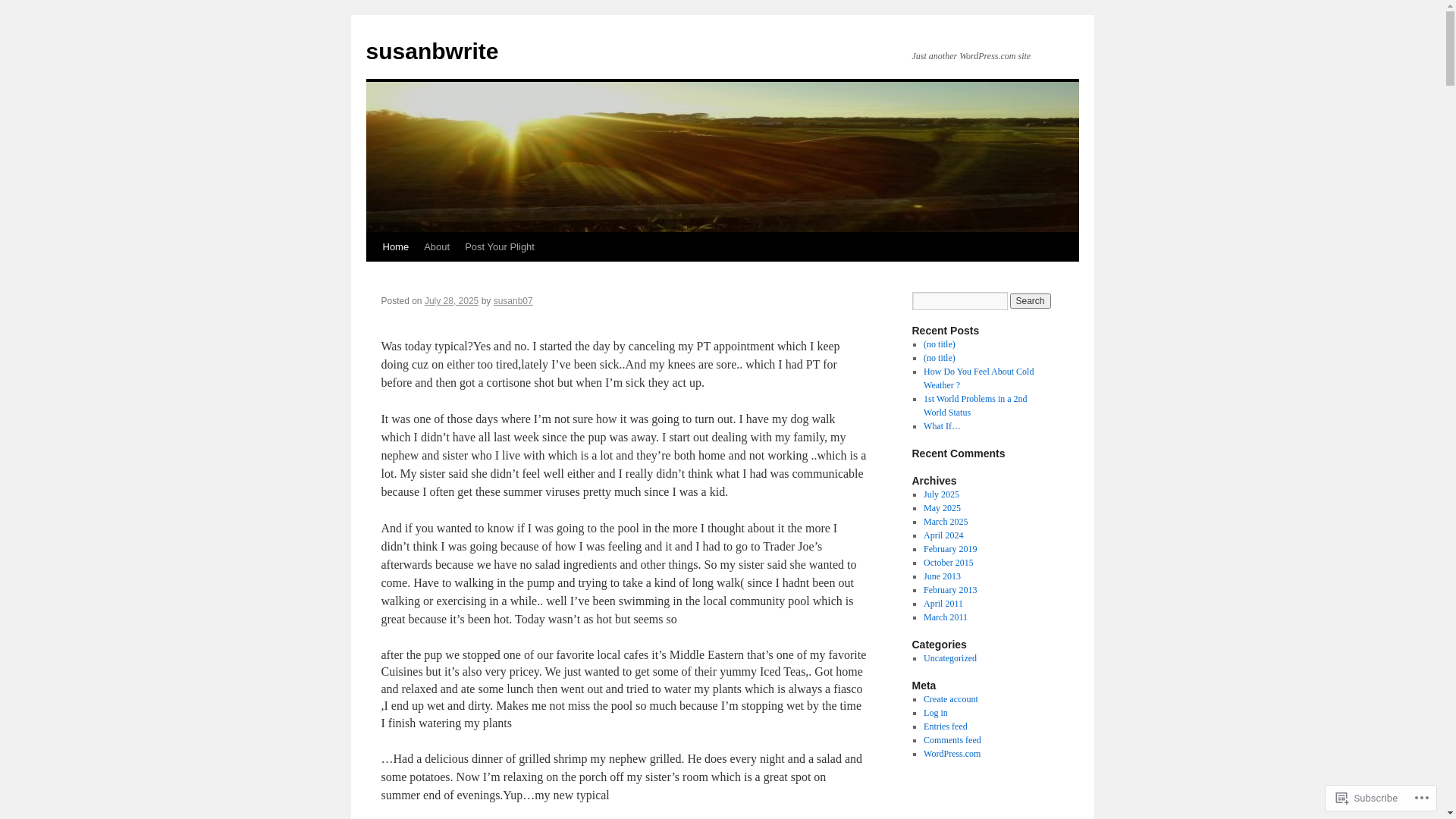 website screenshot of https://susanbwrite.com/