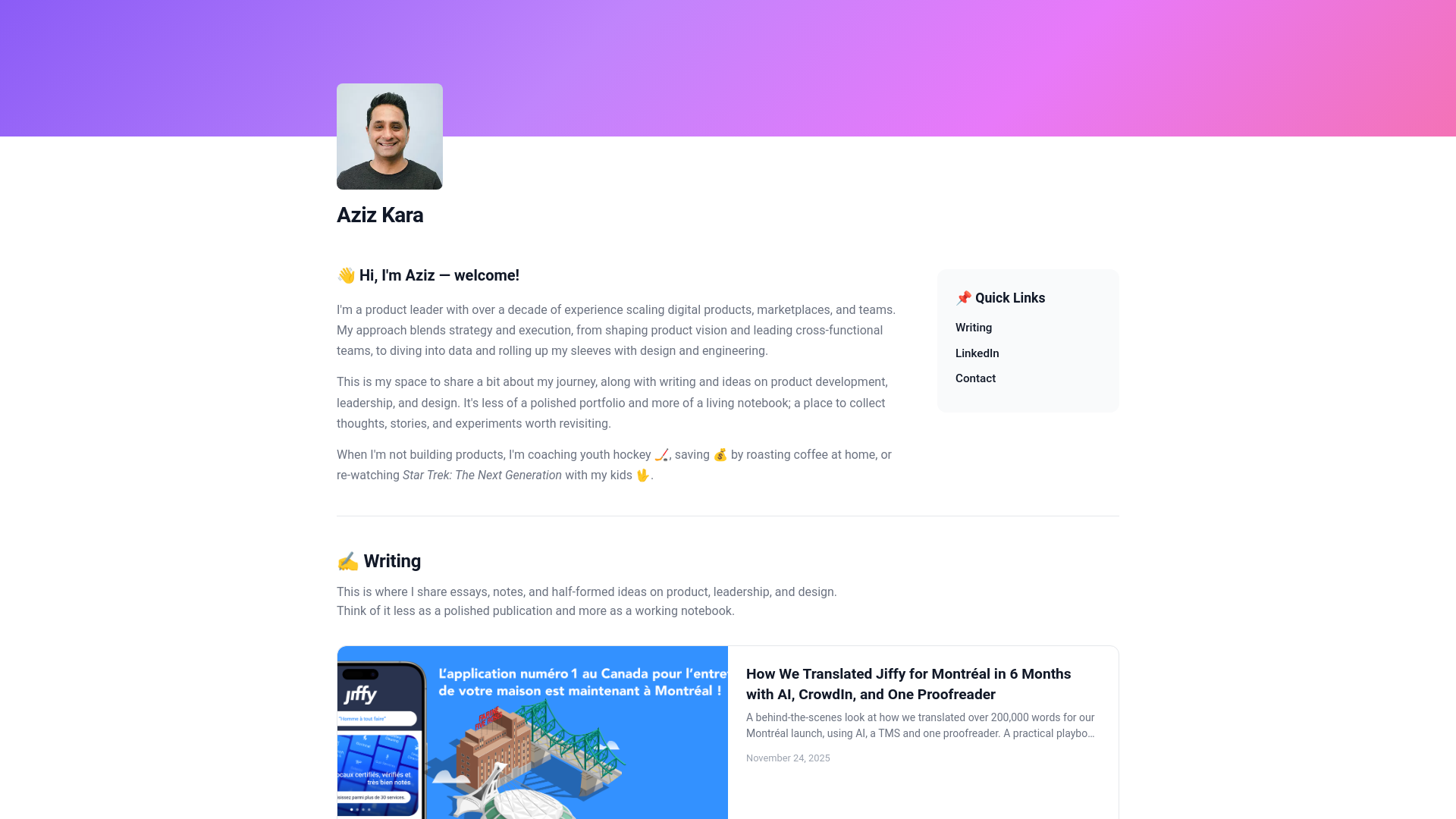 website screenshot of https://personal-website-1f0.pages.dev/