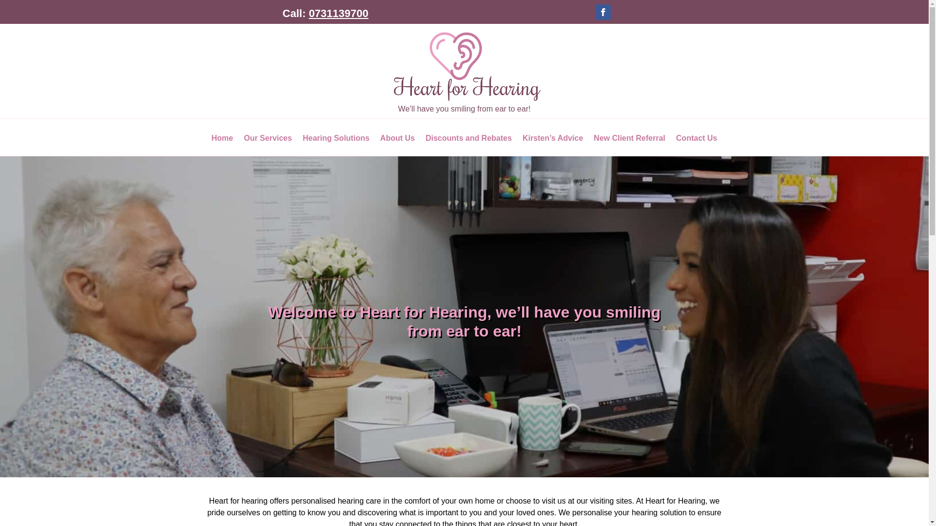 website screenshot of https://heartforhearing.online/