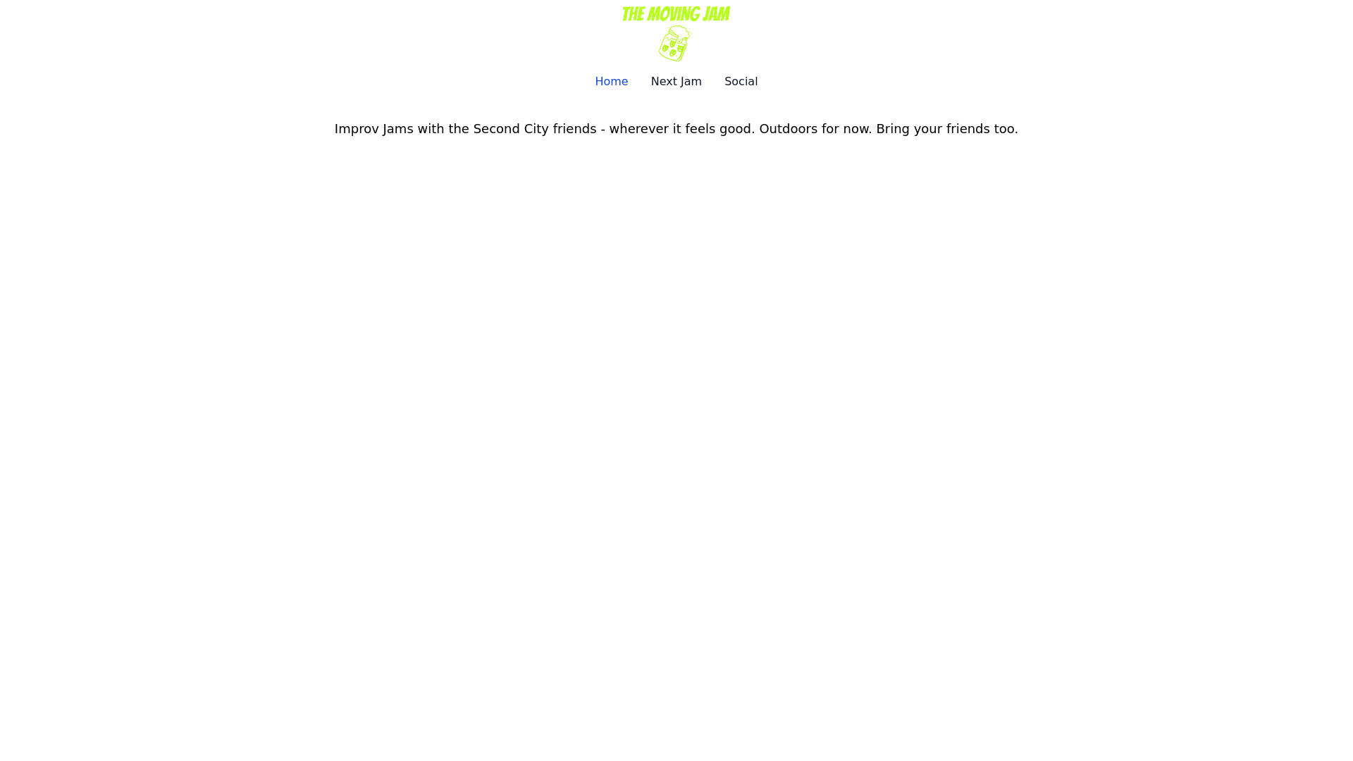 website screenshot of https://themovingjam.pages.dev/