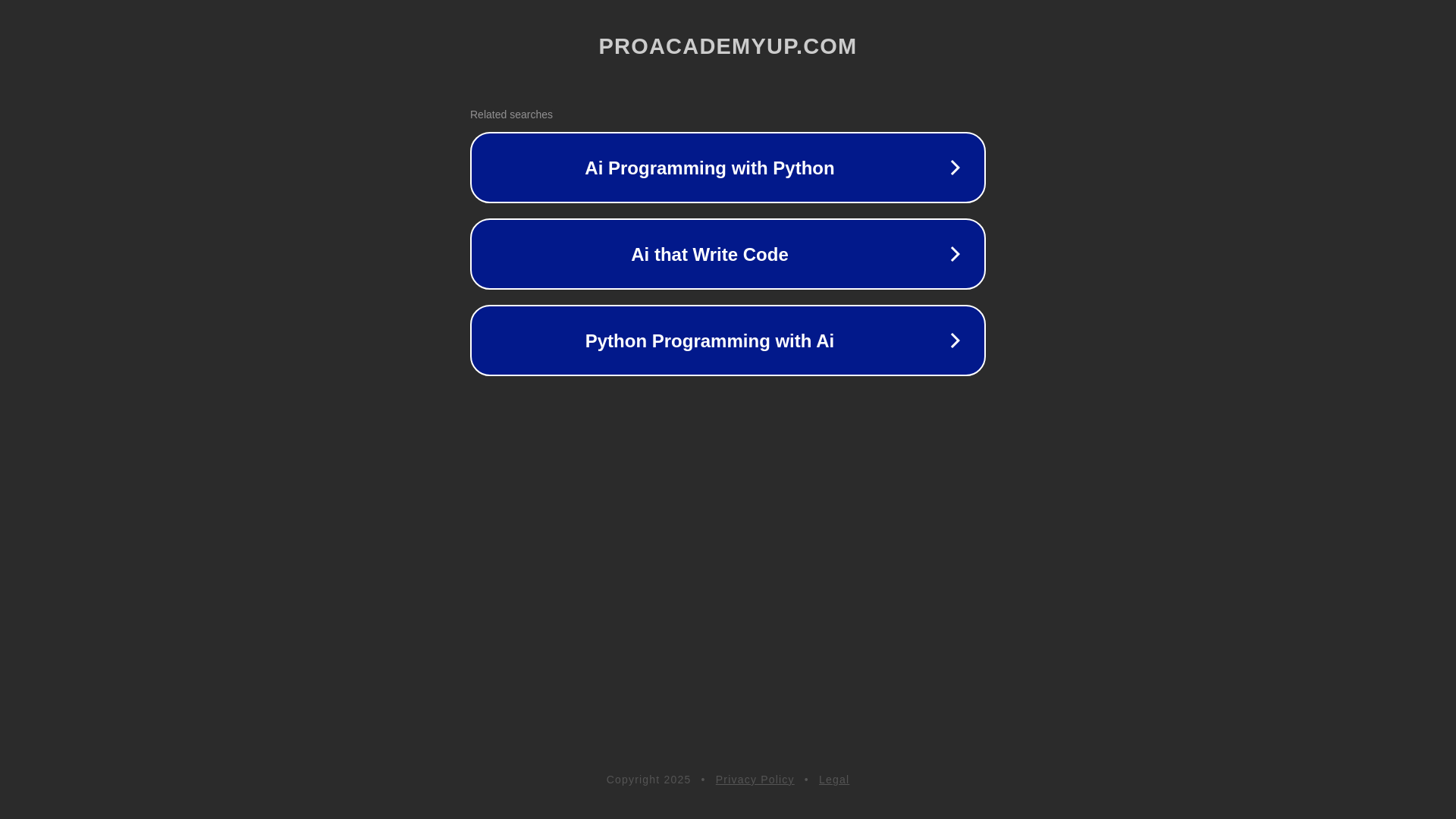 website screenshot of https://proacademyup.com/