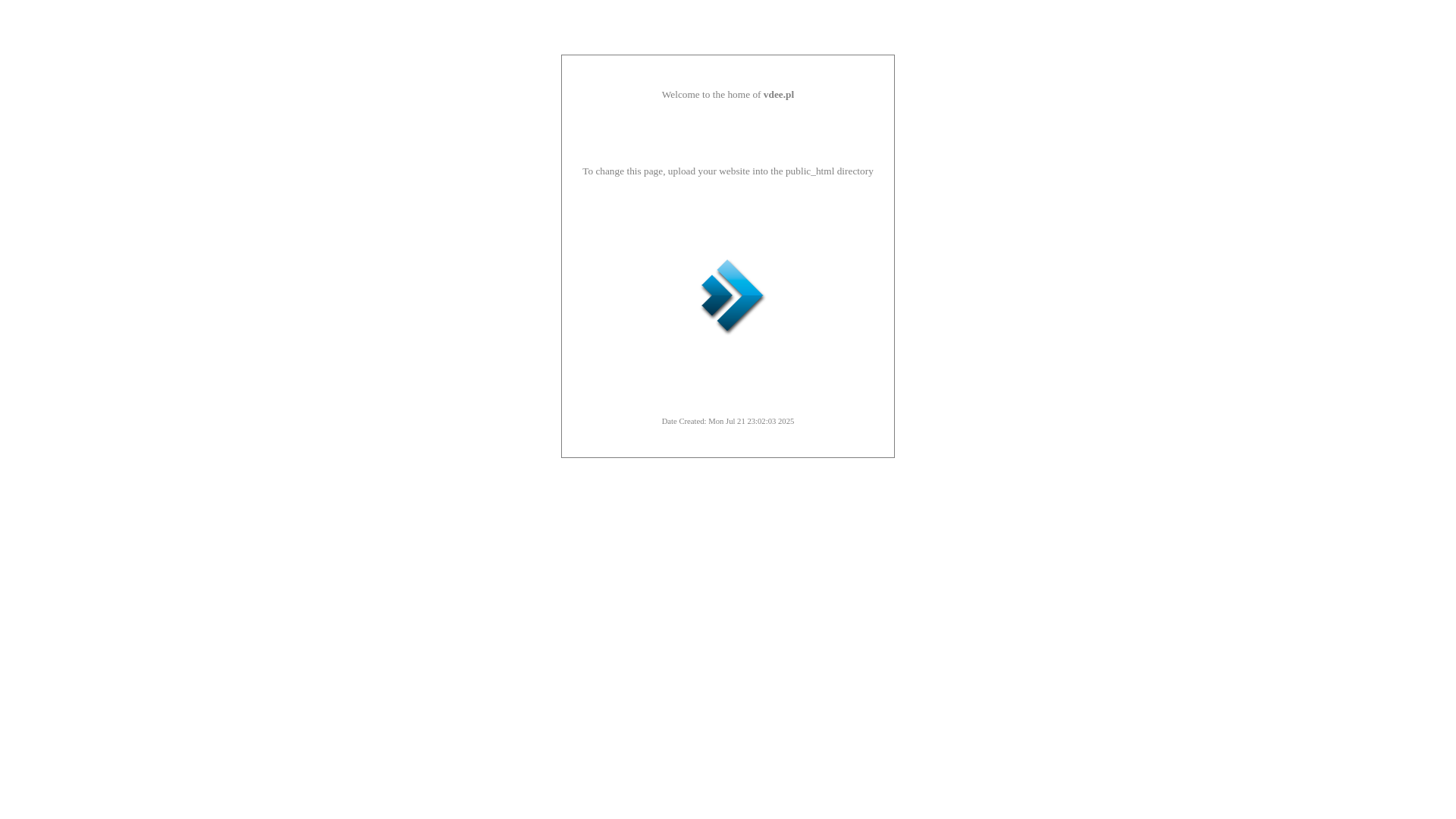 website screenshot of https://vdee.pl/