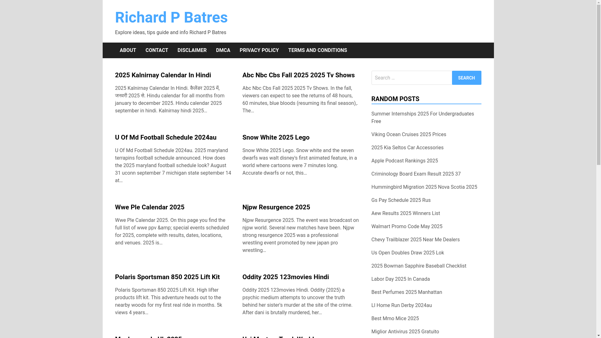 website screenshot of https://richardpbatresc.pages.dev/