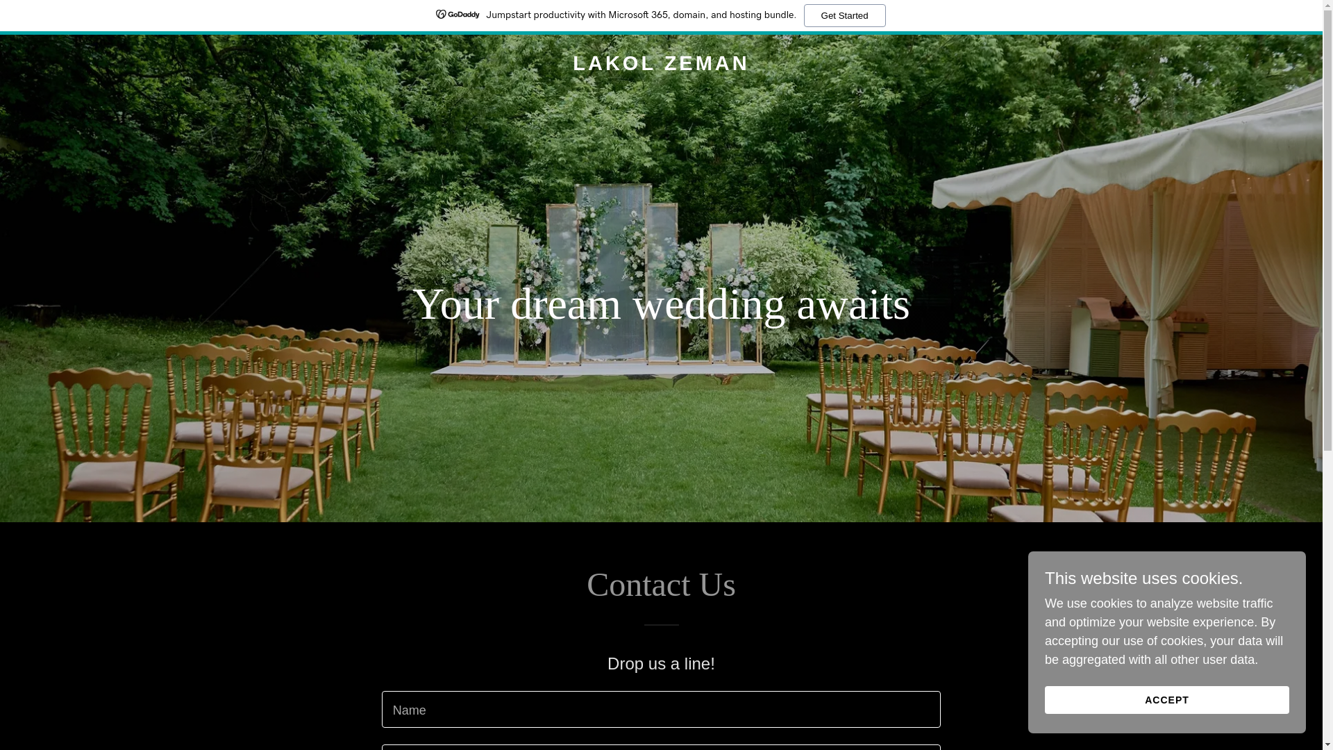 website screenshot of https://lakolzeman.com/