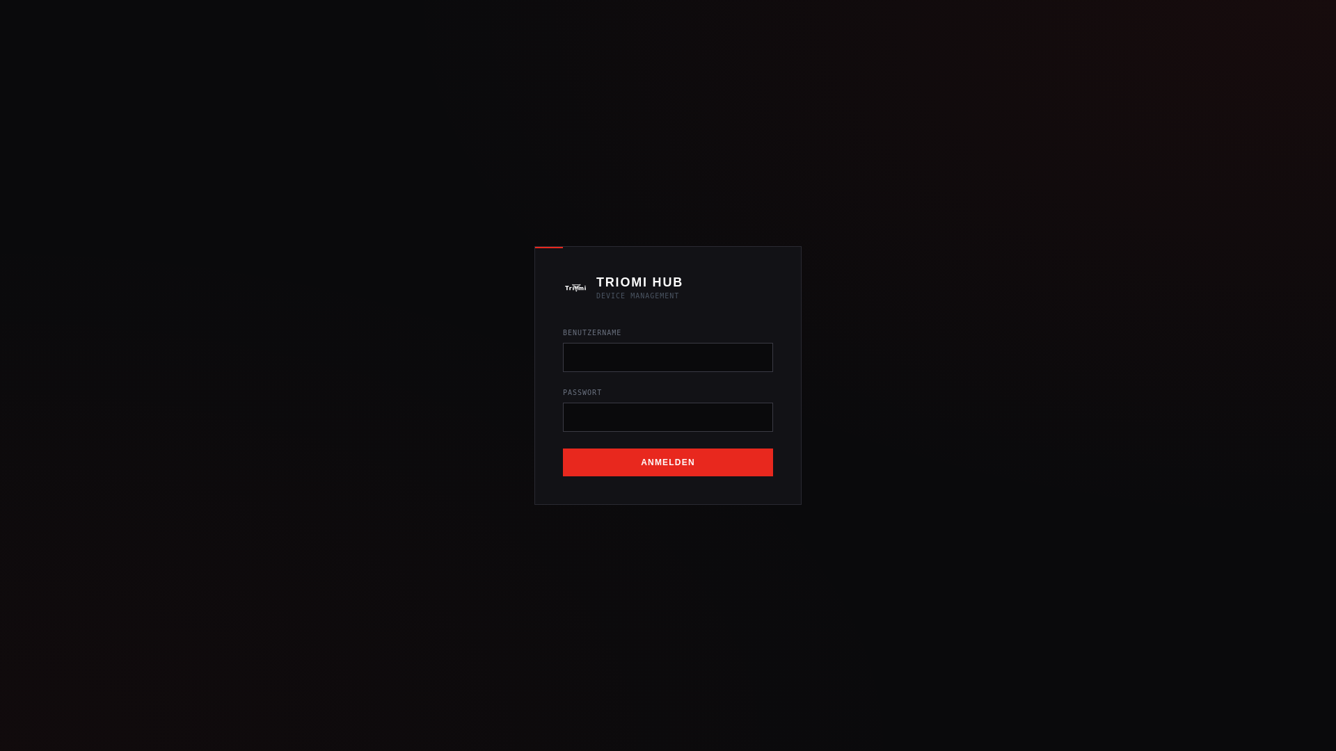 website screenshot of https://triomi-dashboard.pages.dev/