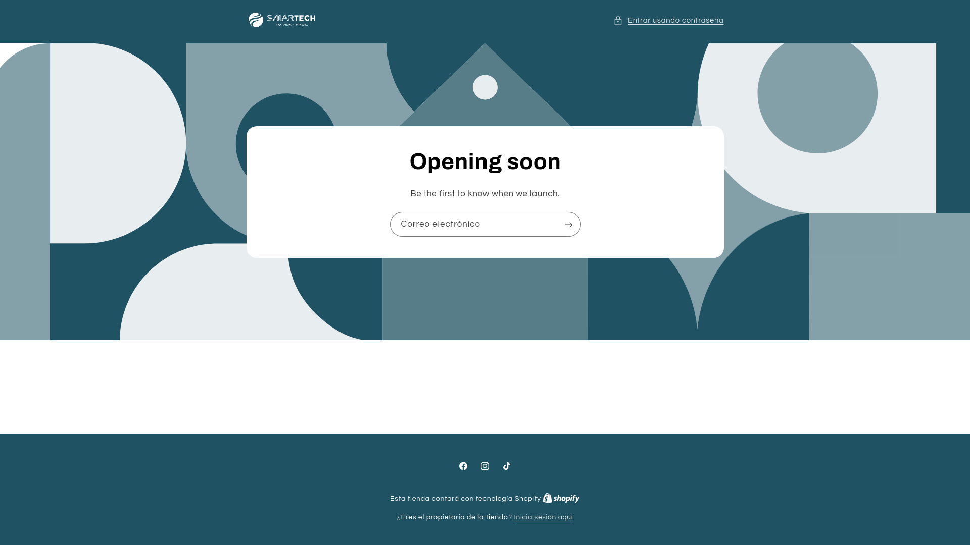 website screenshot of https://smartechuy.com/