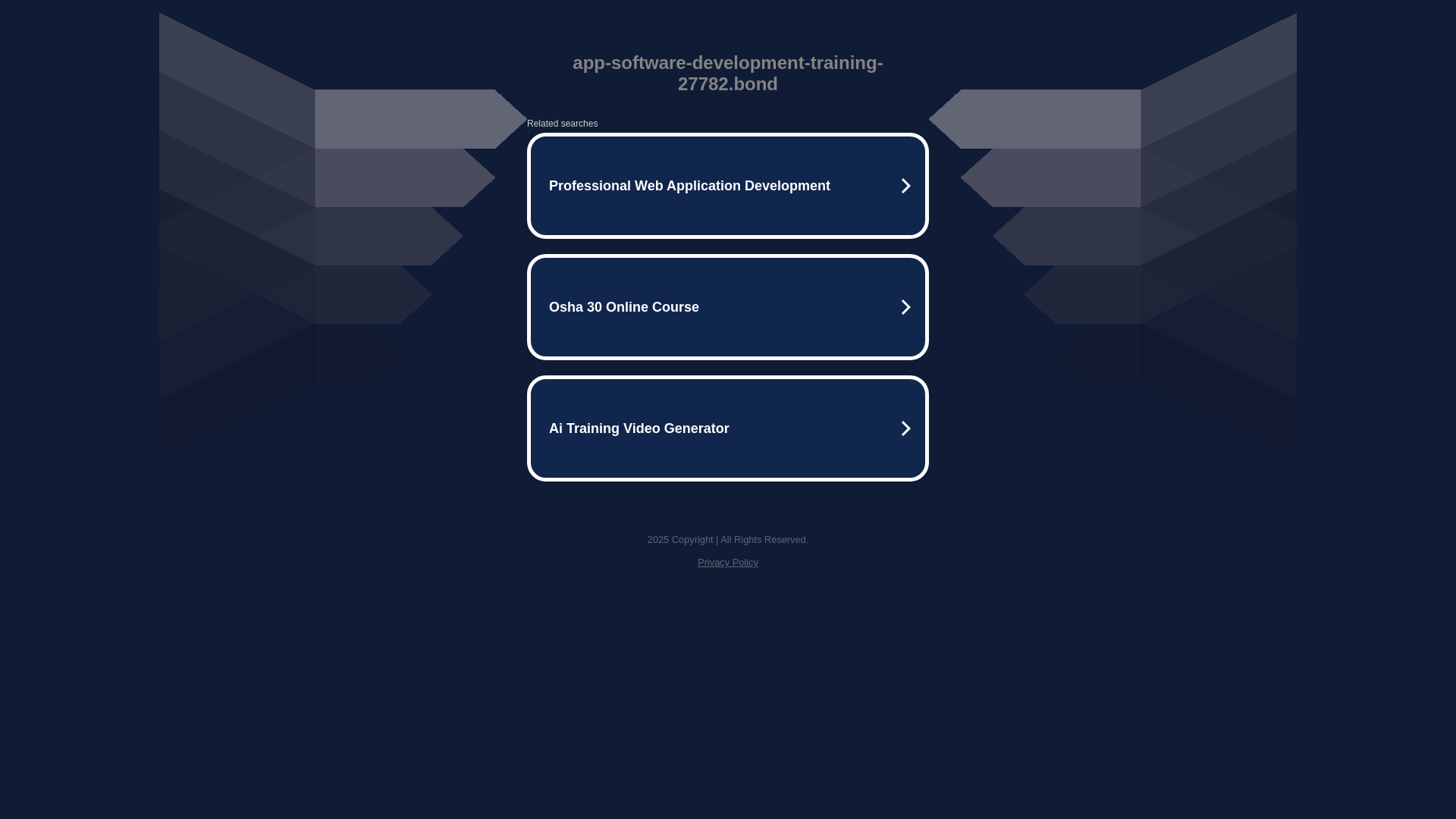 website screenshot of https://app-software-development-training-27782.bond/