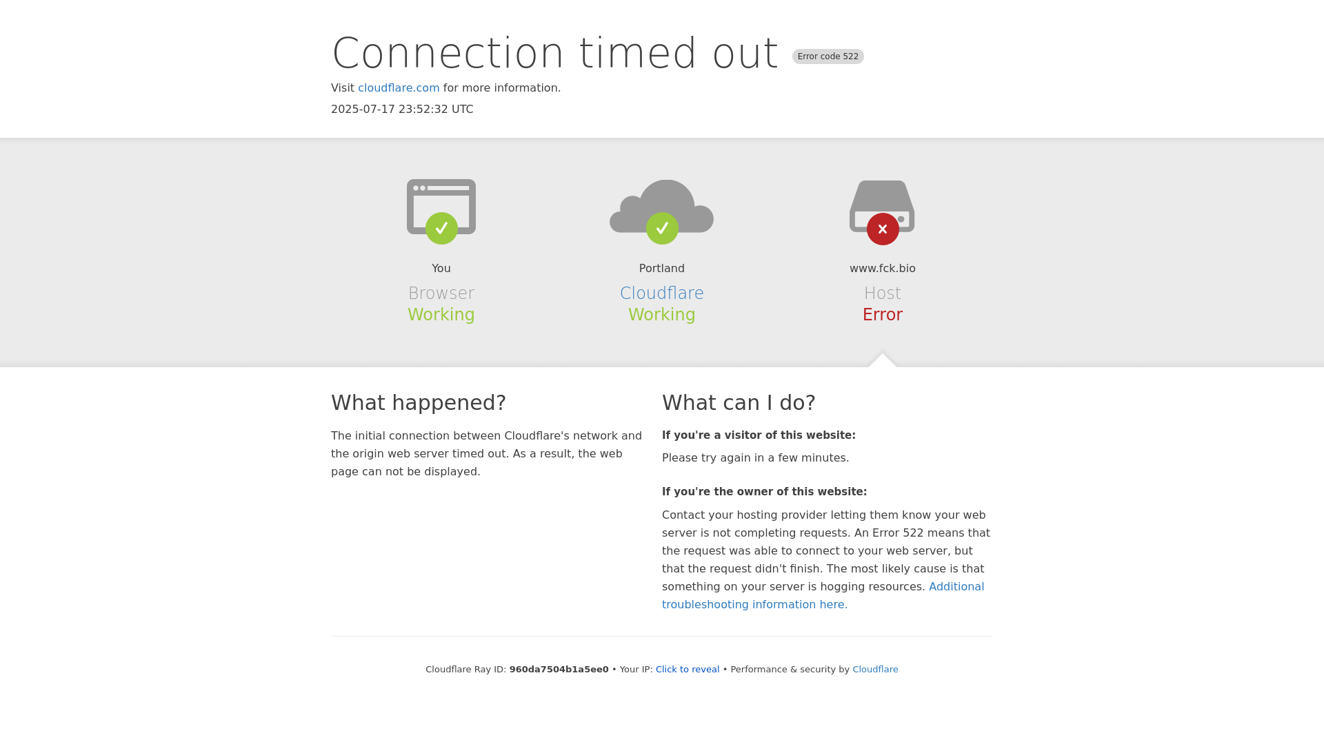 website screenshot of https://fck.bio/