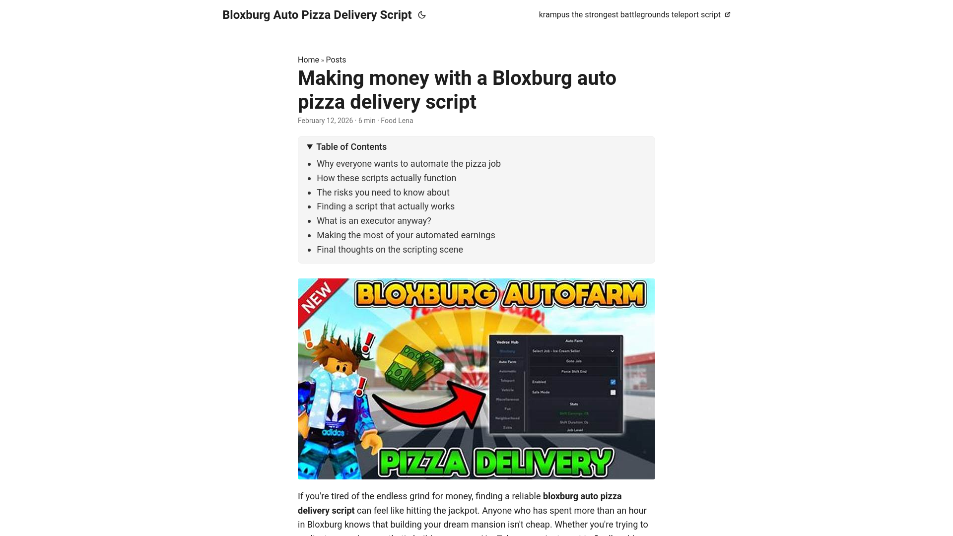 website screenshot of https://bloxburg-auto-pizza-delivery-script.pages.dev/
