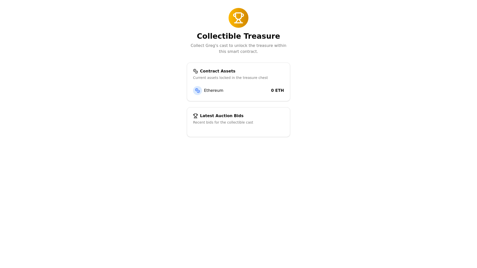 website screenshot of https://farcaster-collectible-treasure.pages.dev/