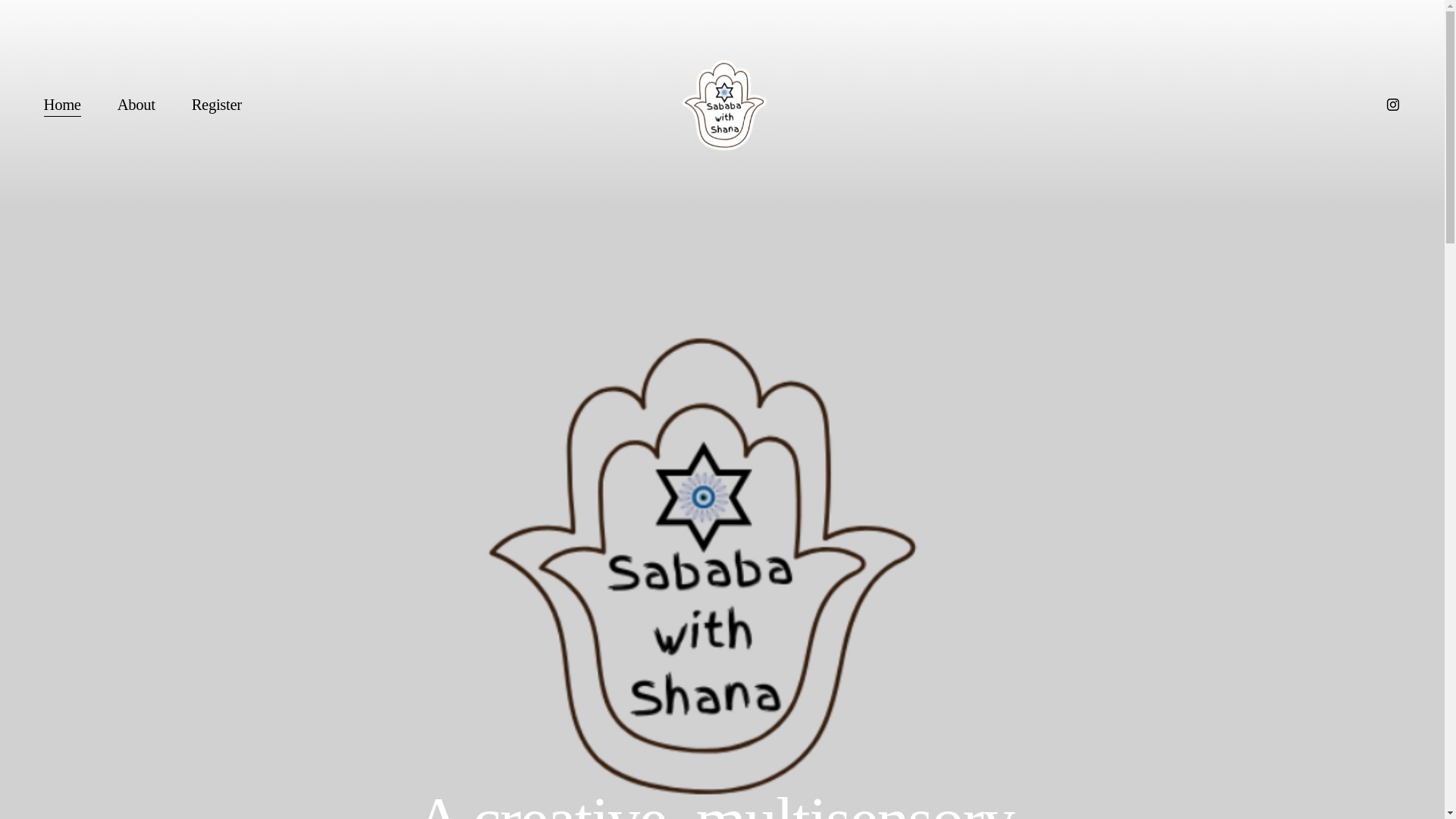 website screenshot of https://sababawithshana.com/