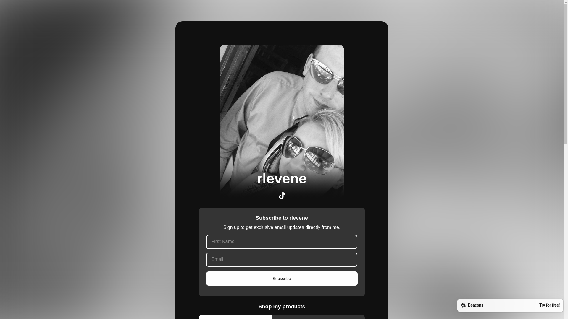website screenshot of https://rlevene.com/
