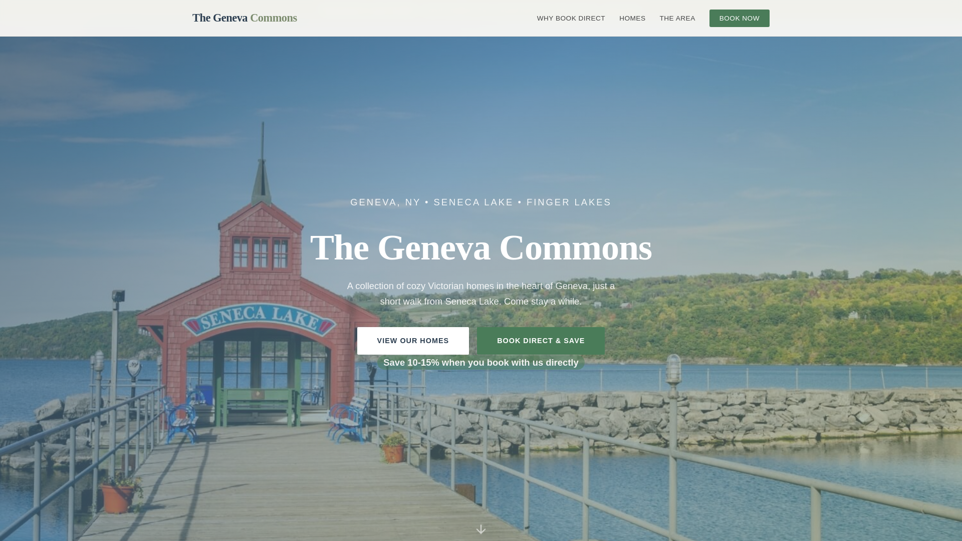 website screenshot of https://thegenevacommons.com/