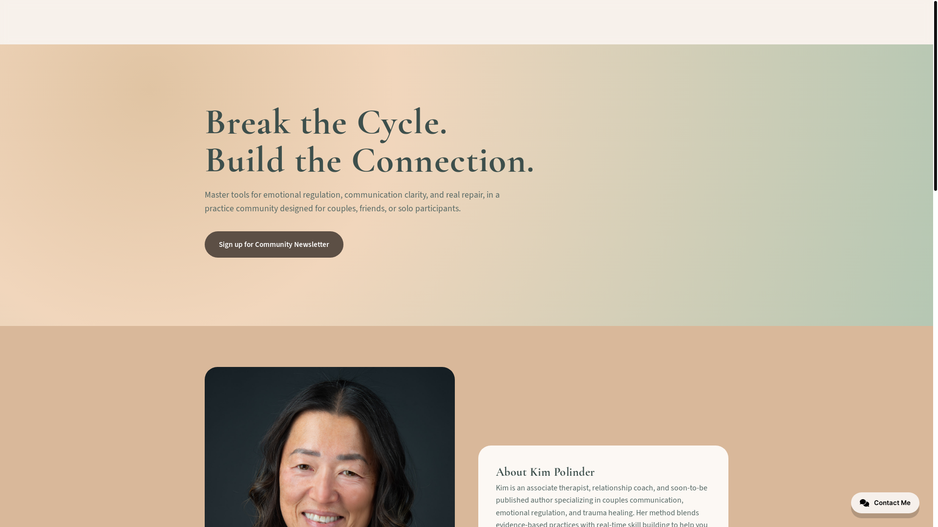 website screenshot of https://kimpolinder.pages.dev/