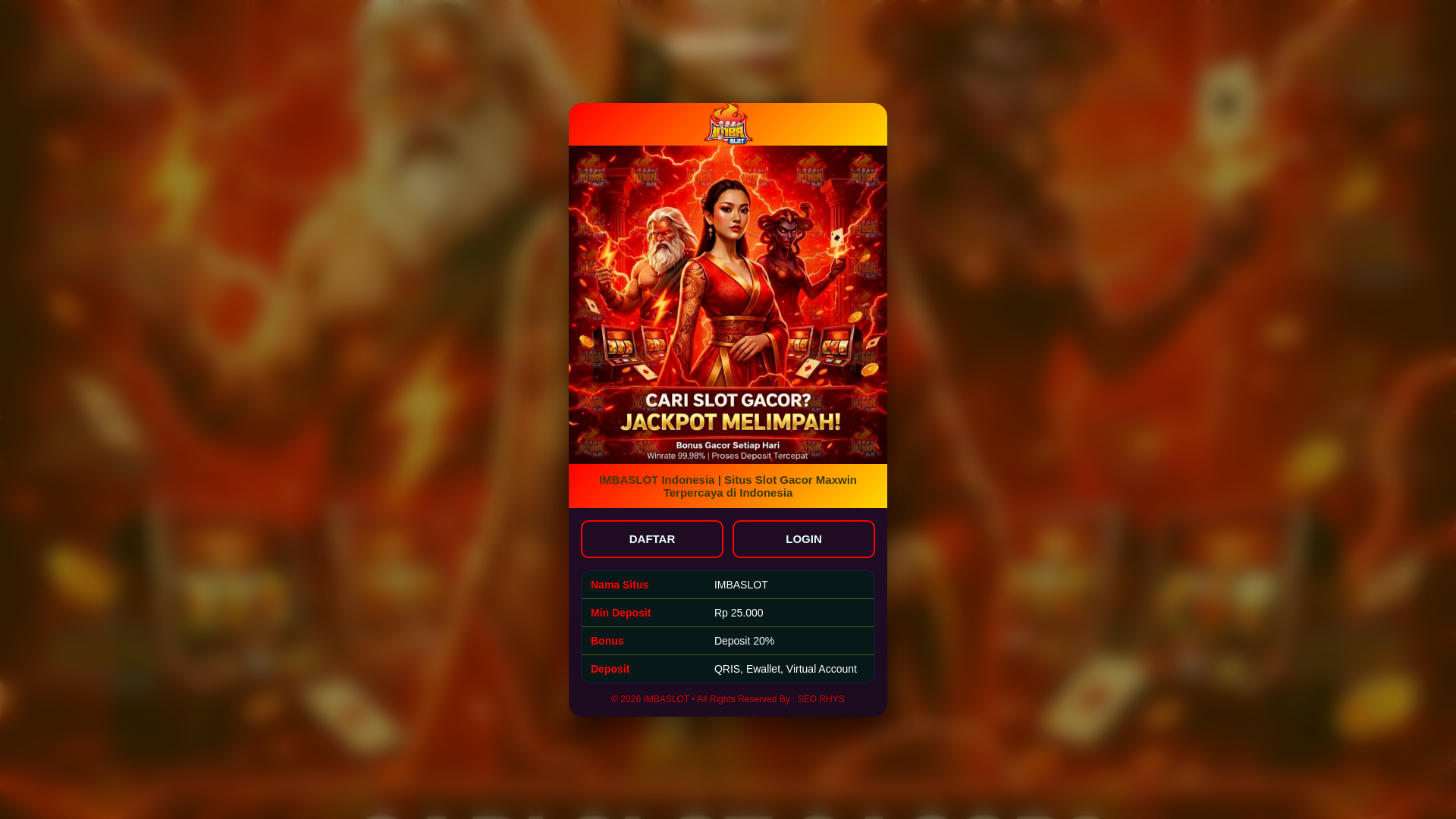 website screenshot of https://imbaslot-kasih-kesempatan-alazrhys.pages.dev/