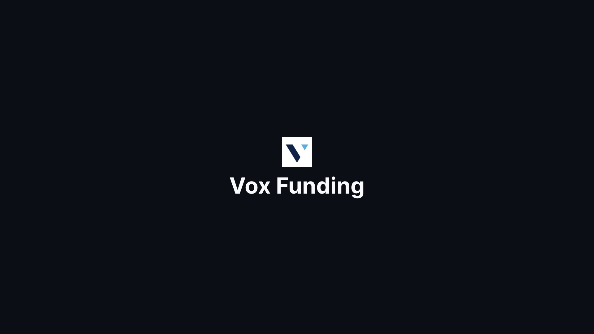 website screenshot of https://voxfundingcheckout.com/