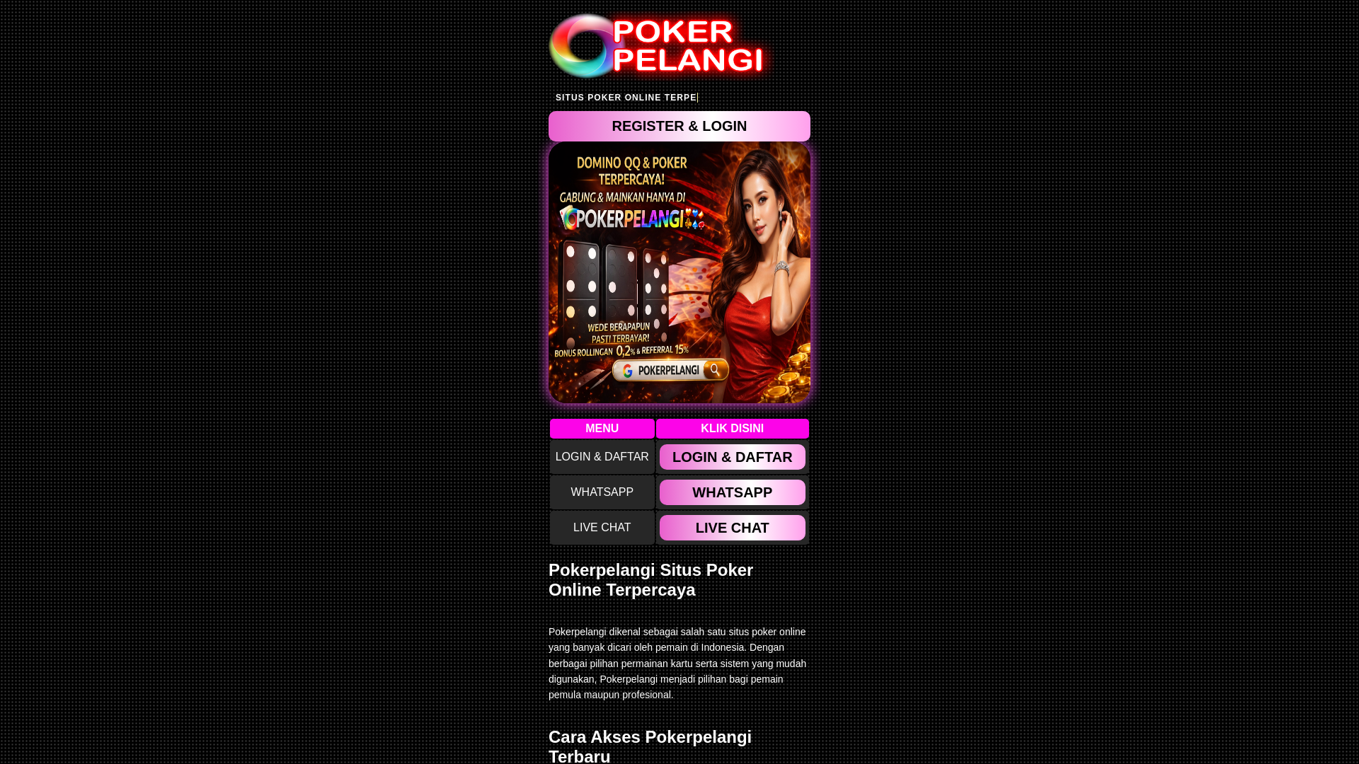 website screenshot of https://zonapoker.pages.dev/