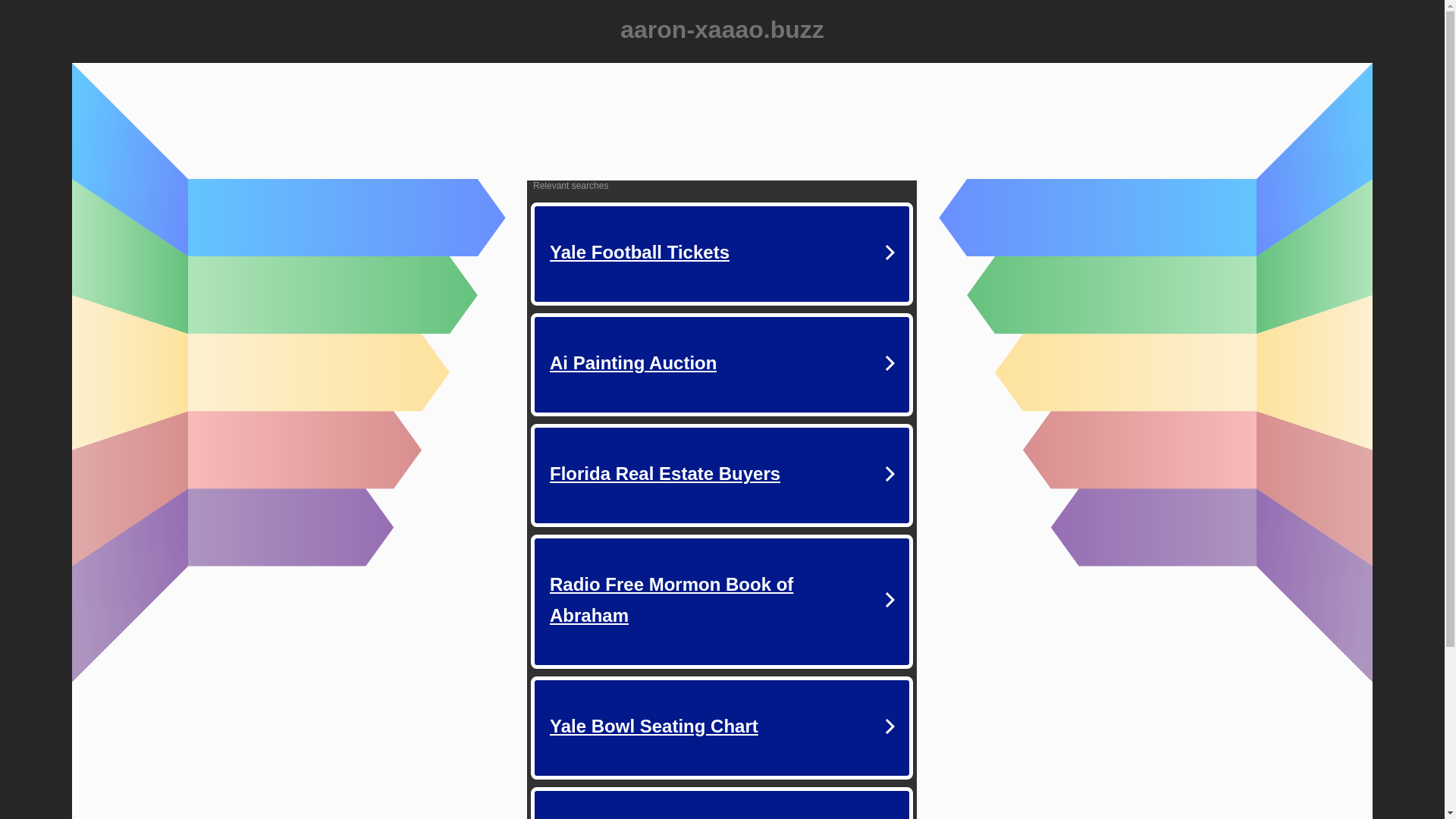 website screenshot of https://aaron-xaaao.buzz/