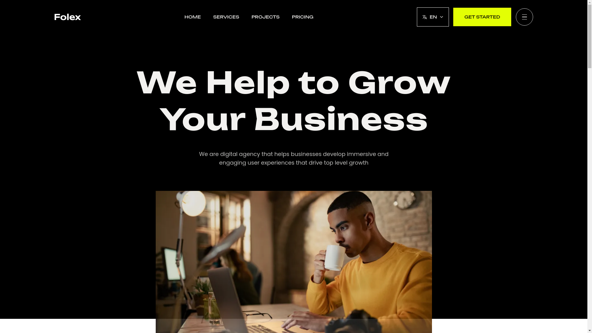 website screenshot of https://folex-lite-theme.pages.dev/