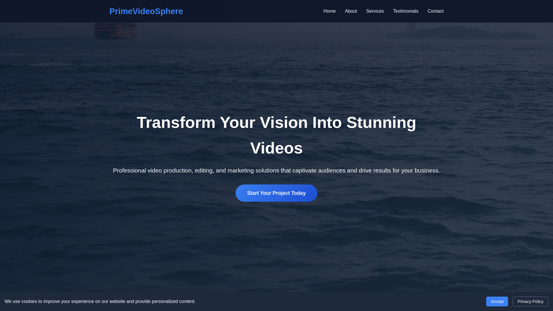 website screenshot of https://primevideosphere.digital/