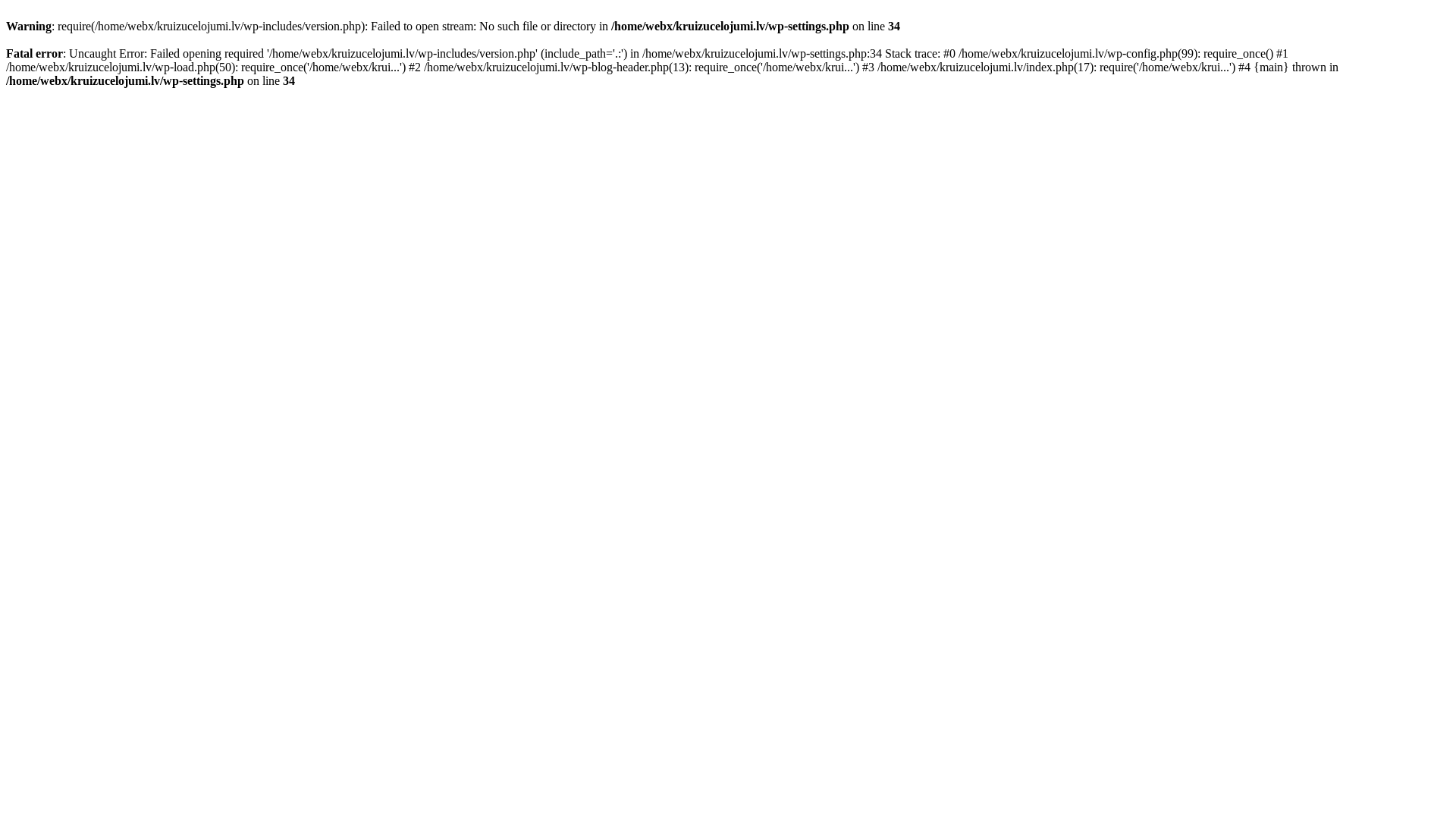 website screenshot of https://kruizucelojumi.lv/