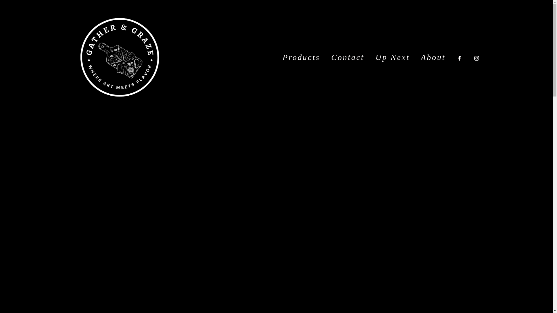 website screenshot of https://gatherandgrazeqc.com/