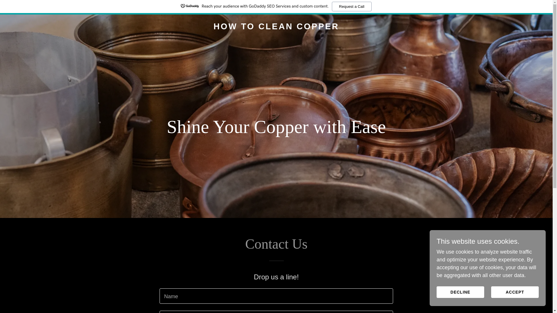 website screenshot of https://howtocleancopper.com/