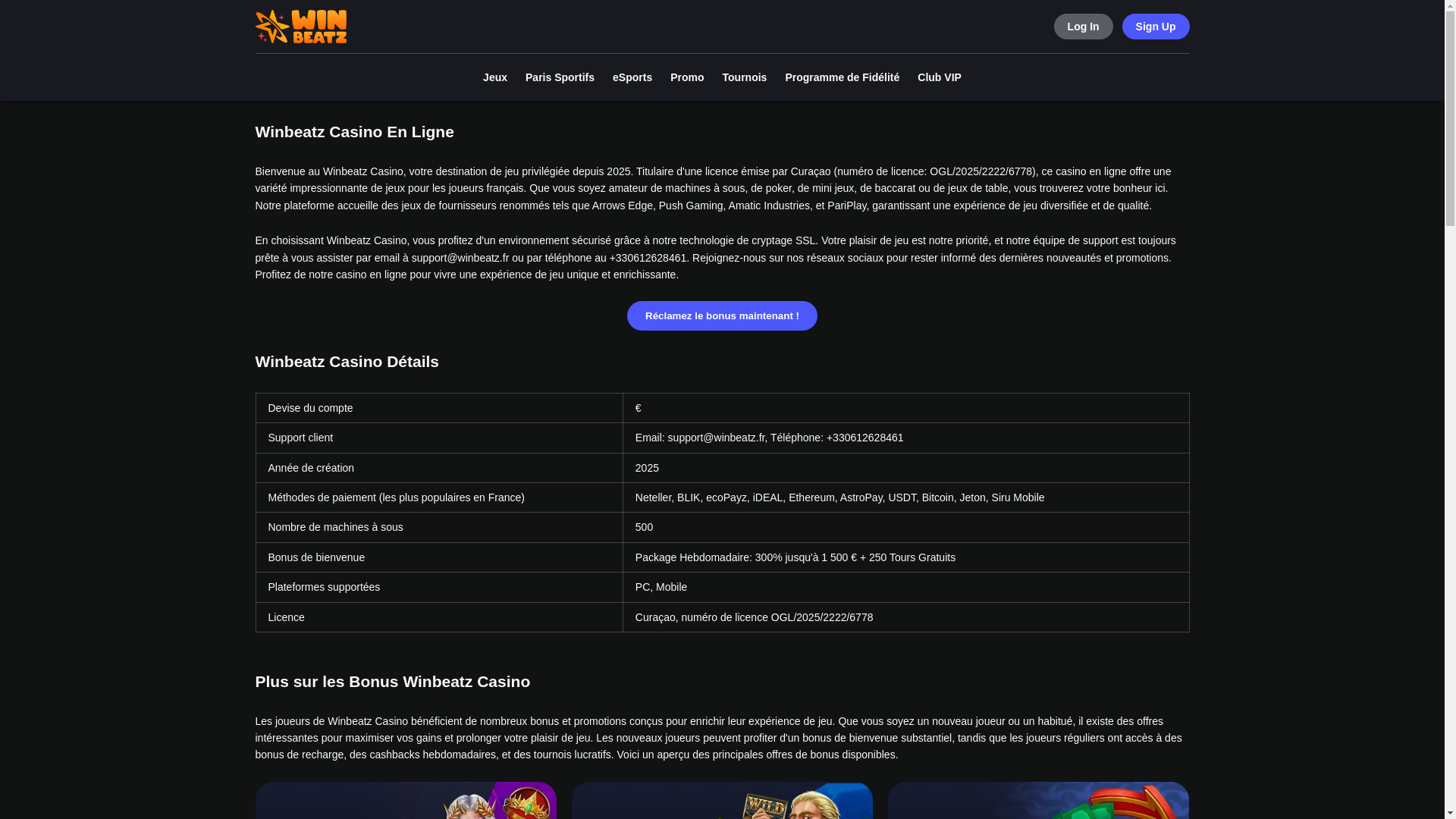 website screenshot of https://winbeatz-fr.pages.dev/