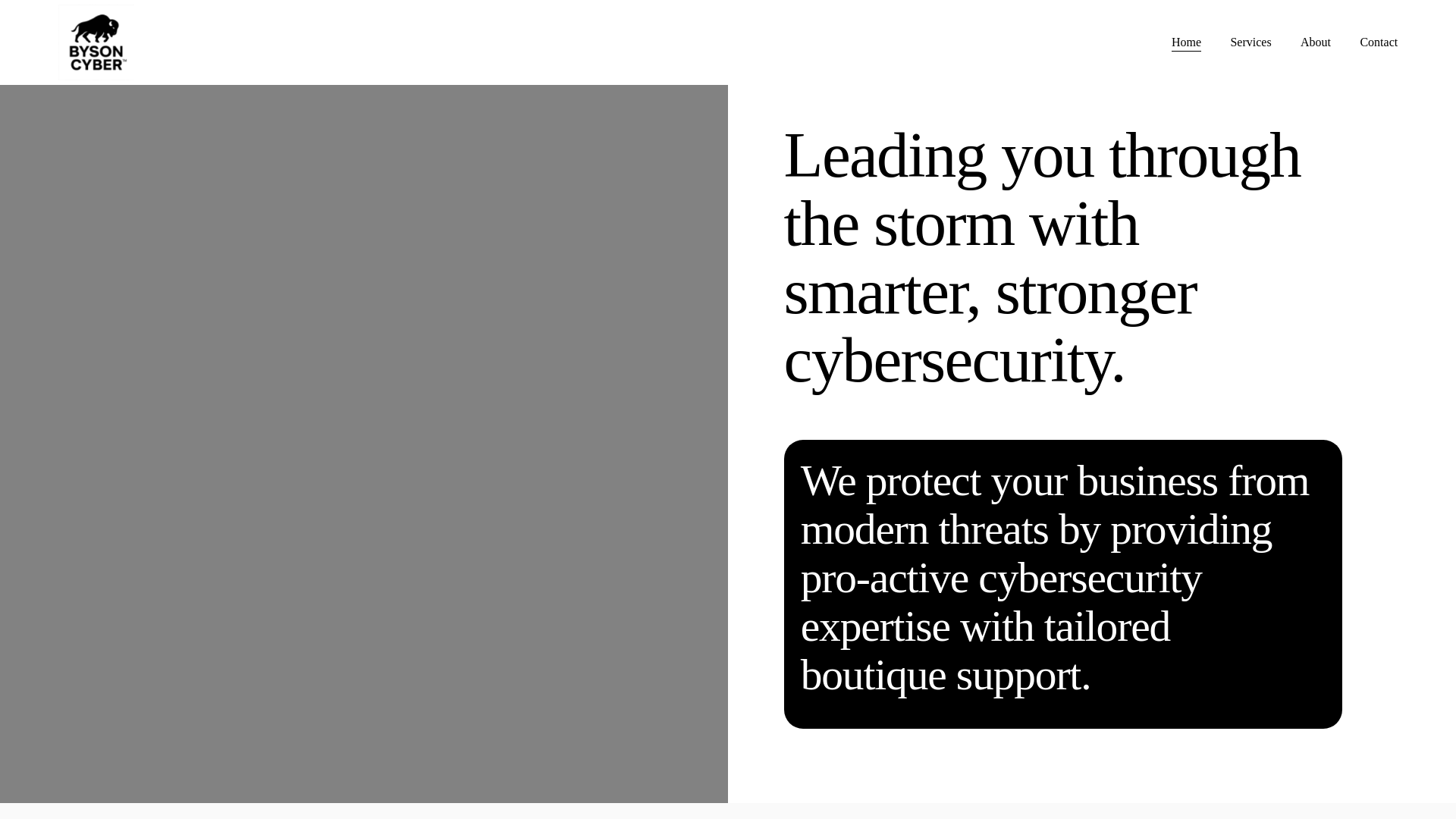 website screenshot of https://bysoncyber.org/