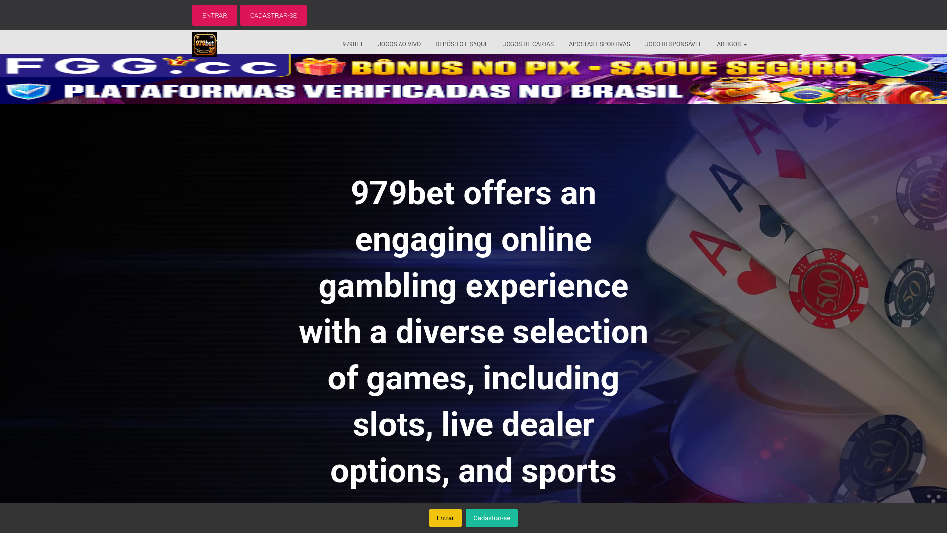 website screenshot of https://979betfb.com/