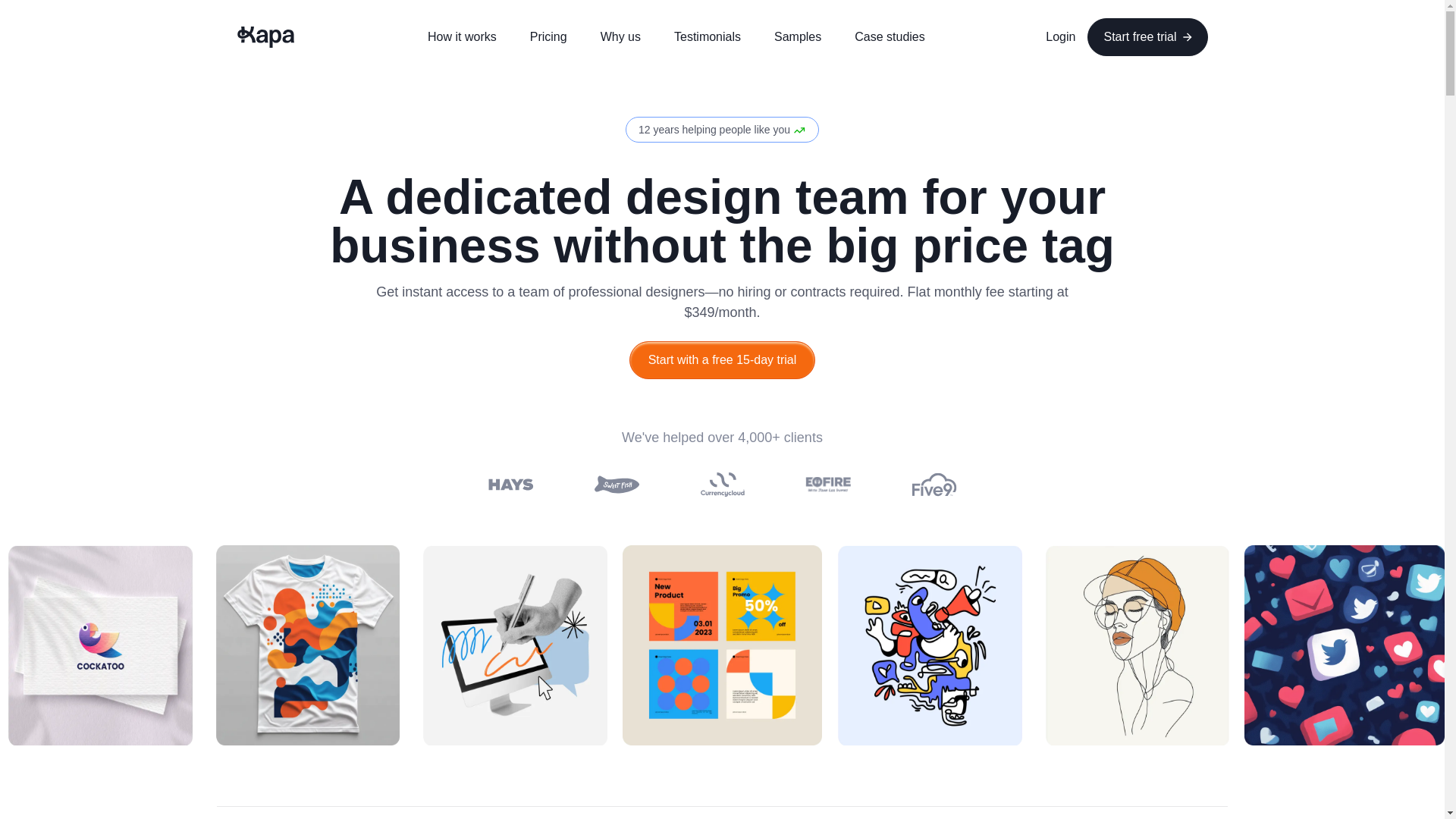 website screenshot of https://kapa-website.pages.dev/