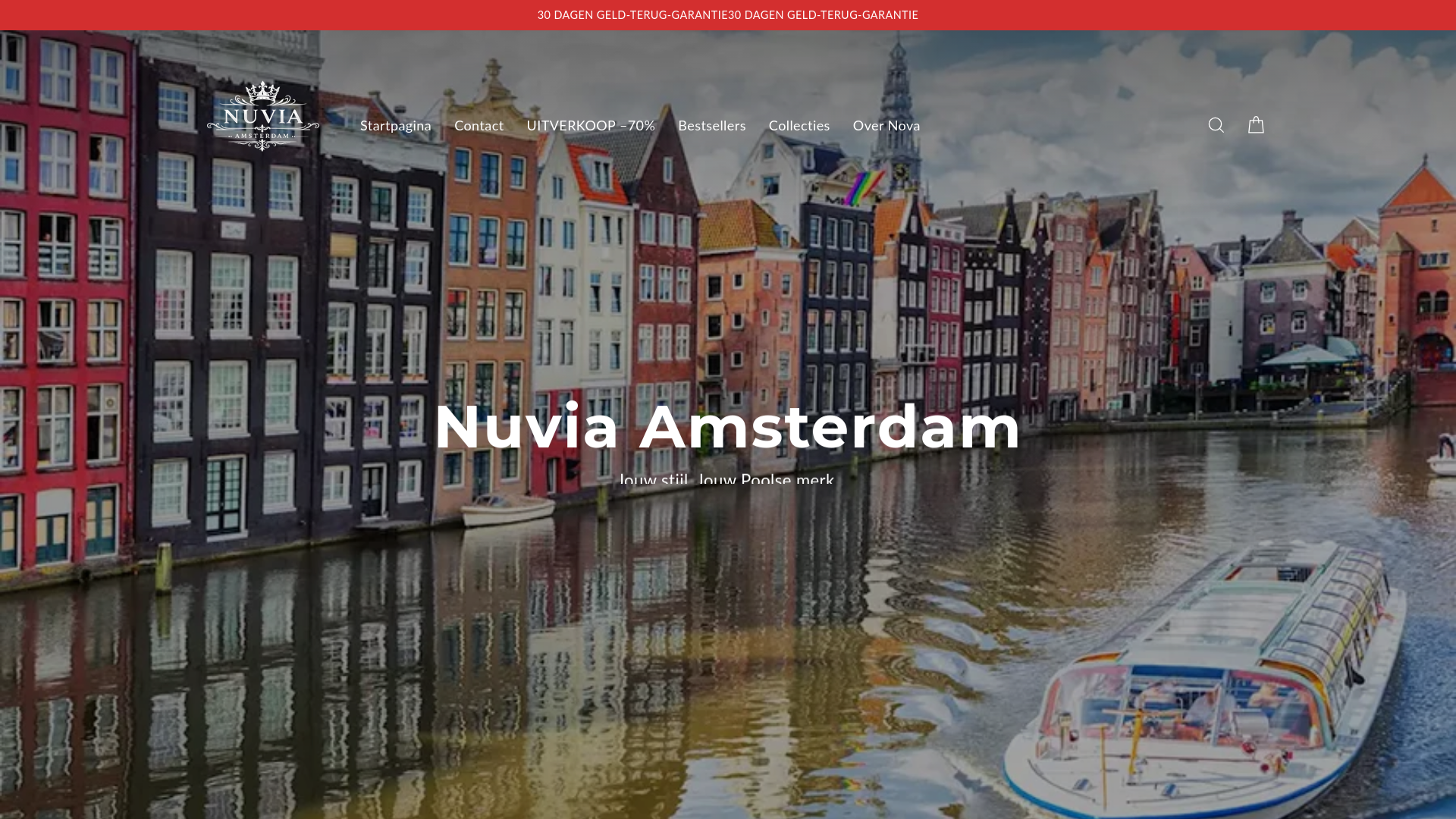 website screenshot of https://nuviaamsterdam.nl/