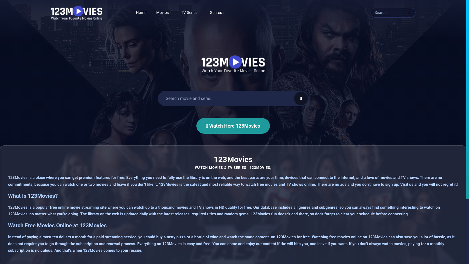 website screenshot of https://123movies4you.me/