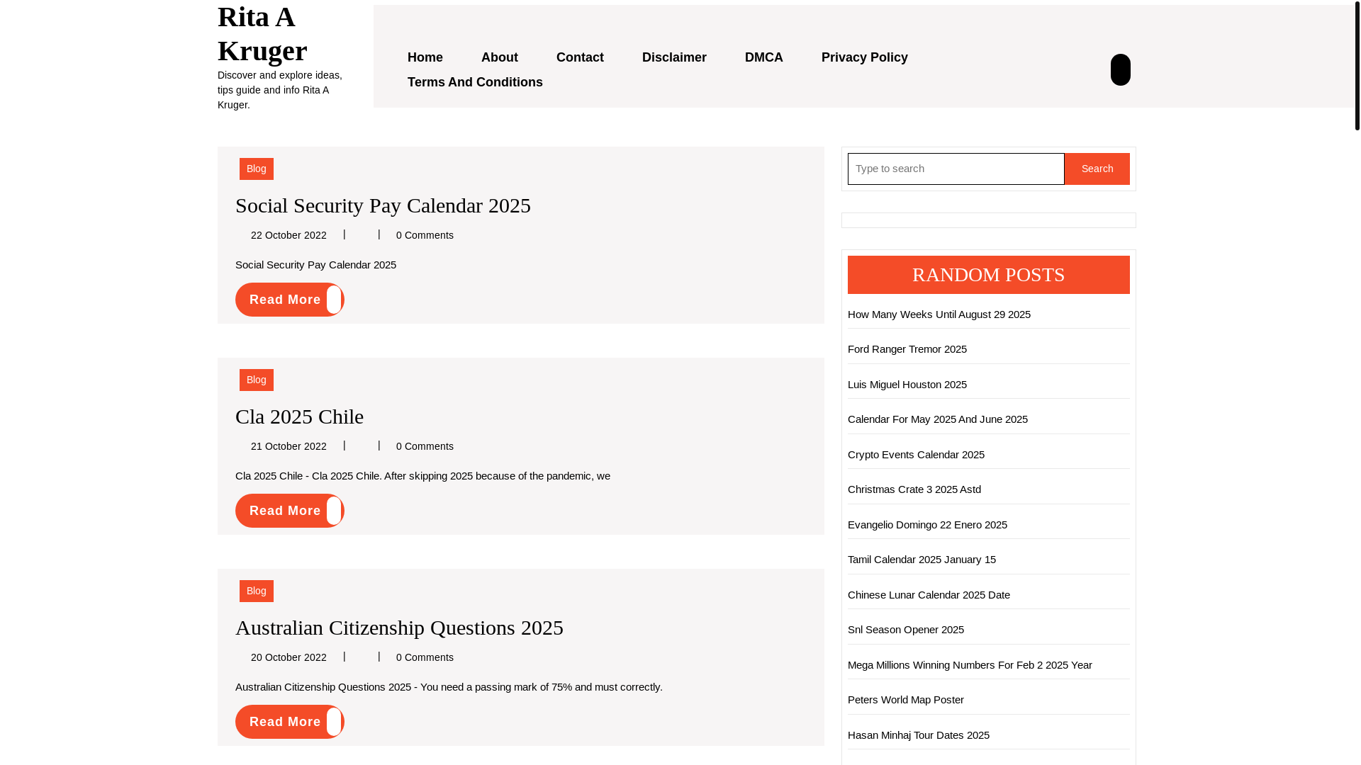 website screenshot of https://ritaakruger.pages.dev/