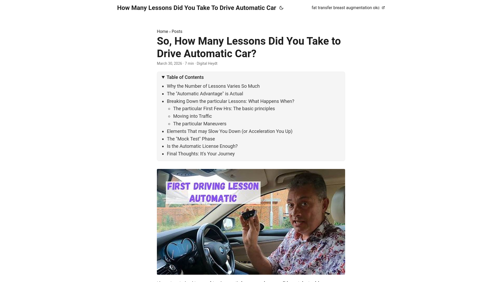 website screenshot of https://how-many-lessons-did-you-take-to-drive-automatic-car.pages.dev/