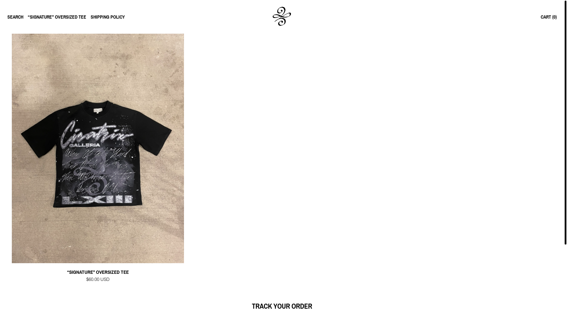 website screenshot of https://cicatrixgalleria.art/