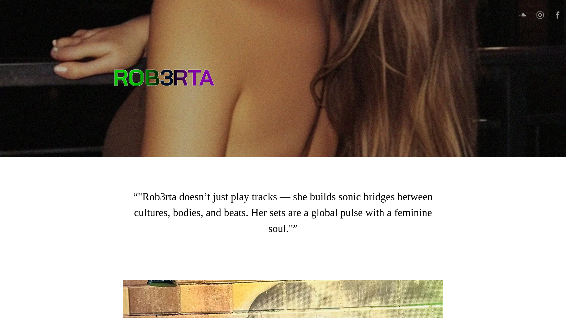 website screenshot of https://rob3rtamusic.com/