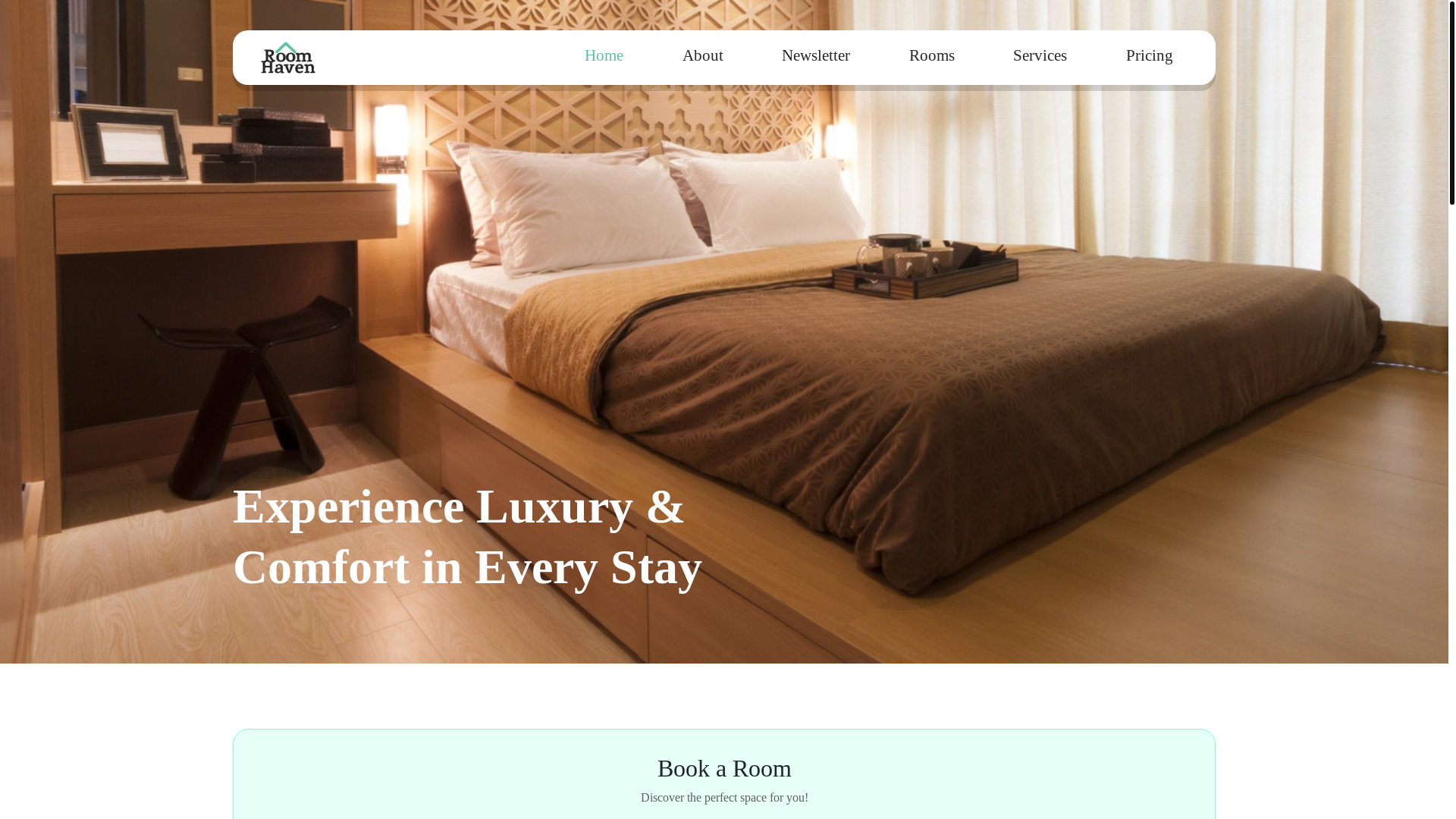 website screenshot of https://homestay-landing.pages.dev/