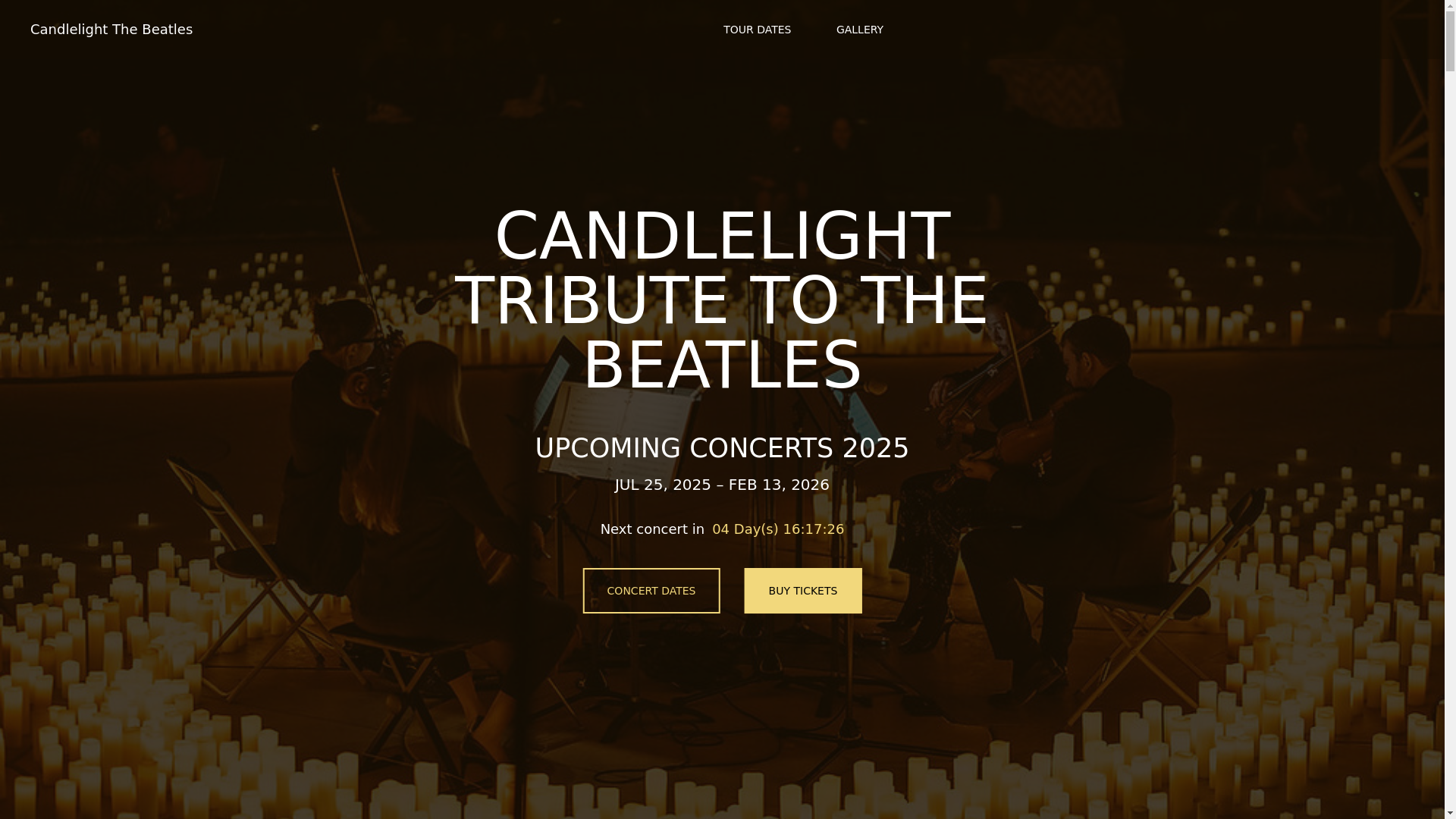 website screenshot of https://thebeatlescandlelight-com-github-io.pages.dev/