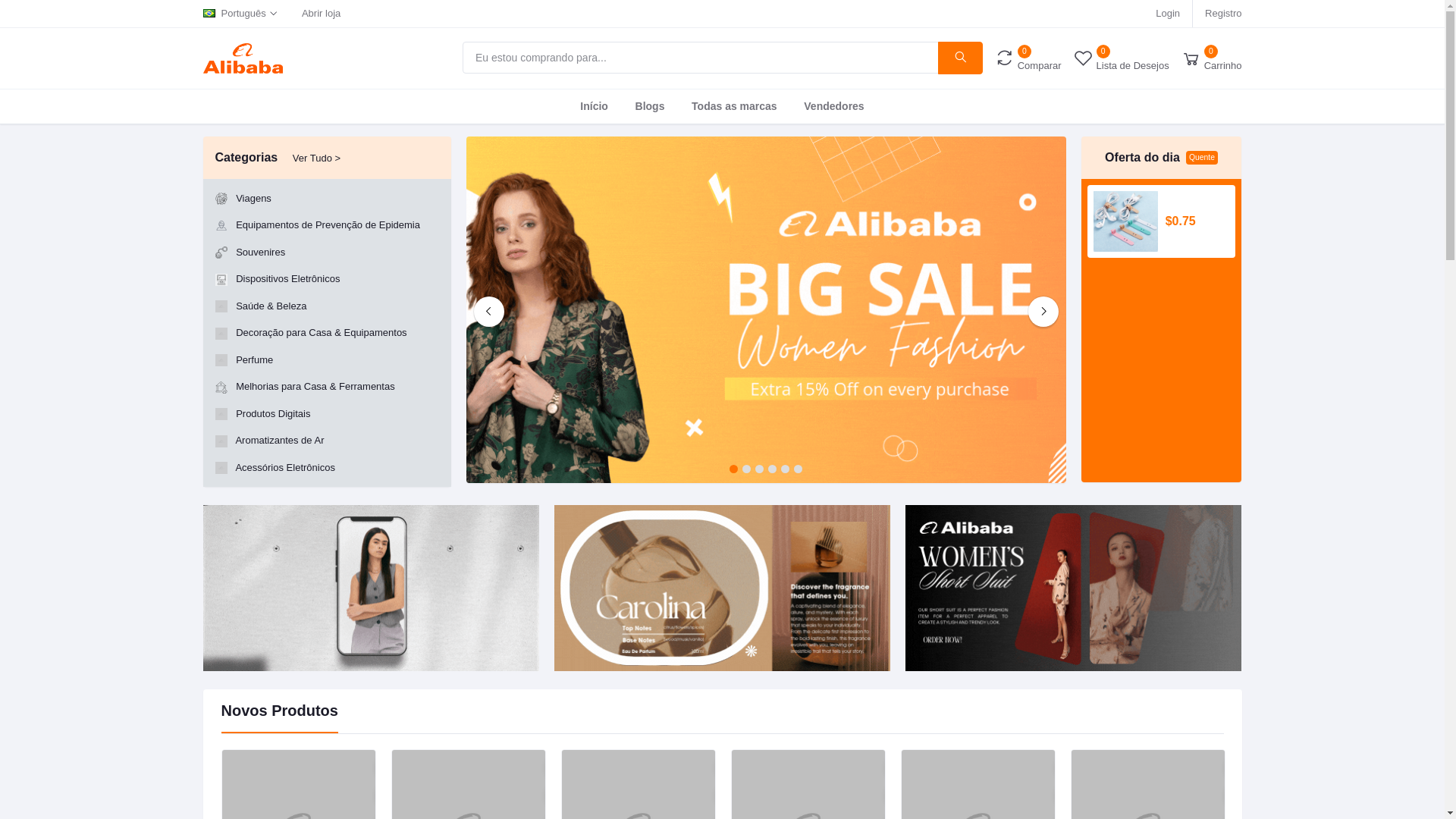 website screenshot of https://ali-baba.bz/